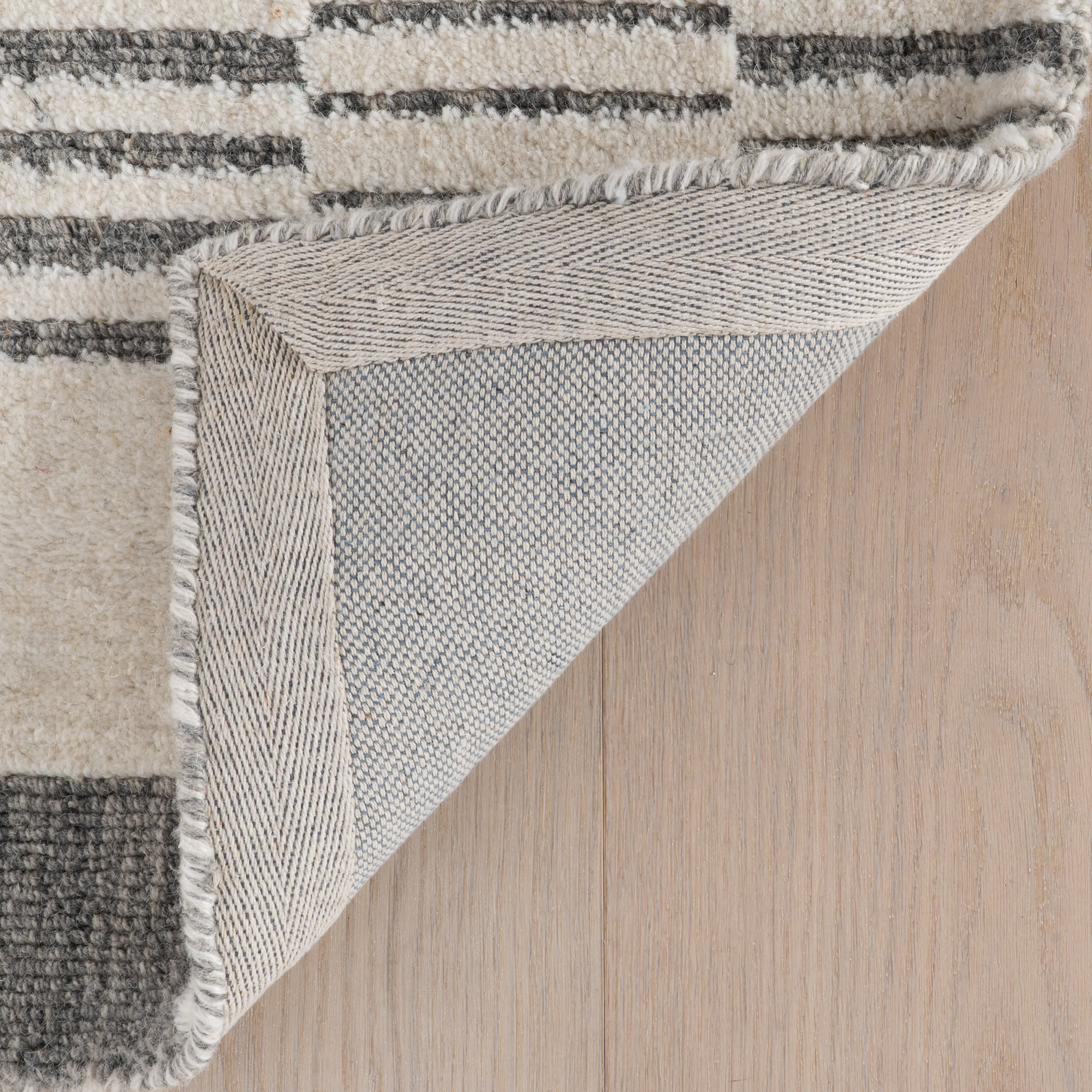 Tesia Hand Woven Wool Rug | Ivory - Image 6