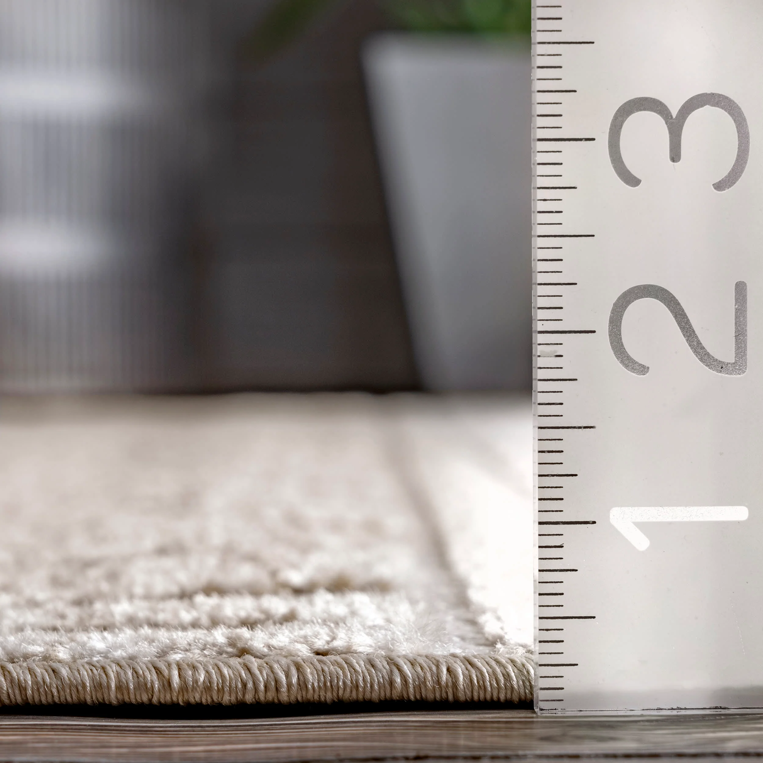 Textured Banded Indoor/Outdoor Rug | Beige - Image 5