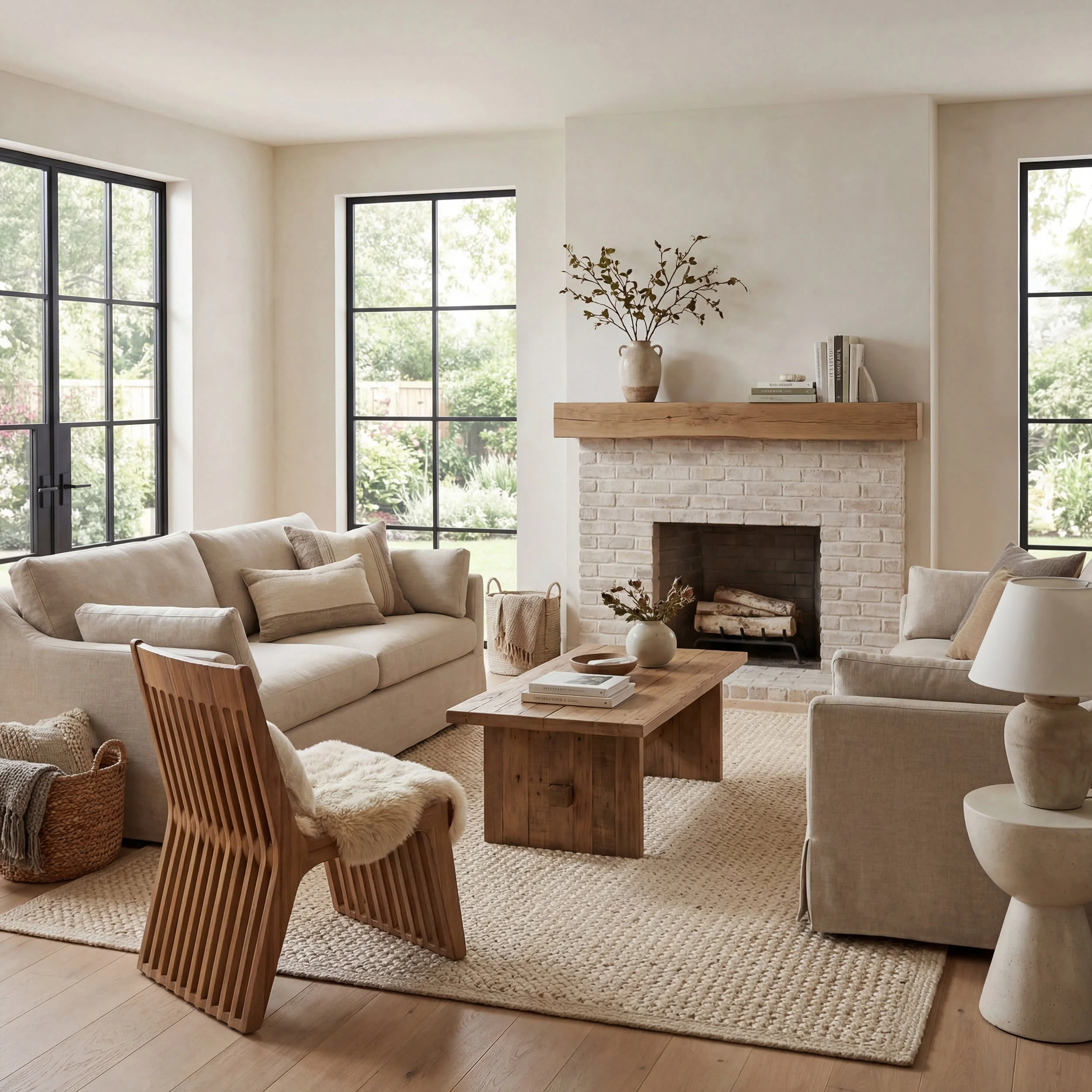 Thale Textured Handmade Jute Rug | Bleach - Image 2