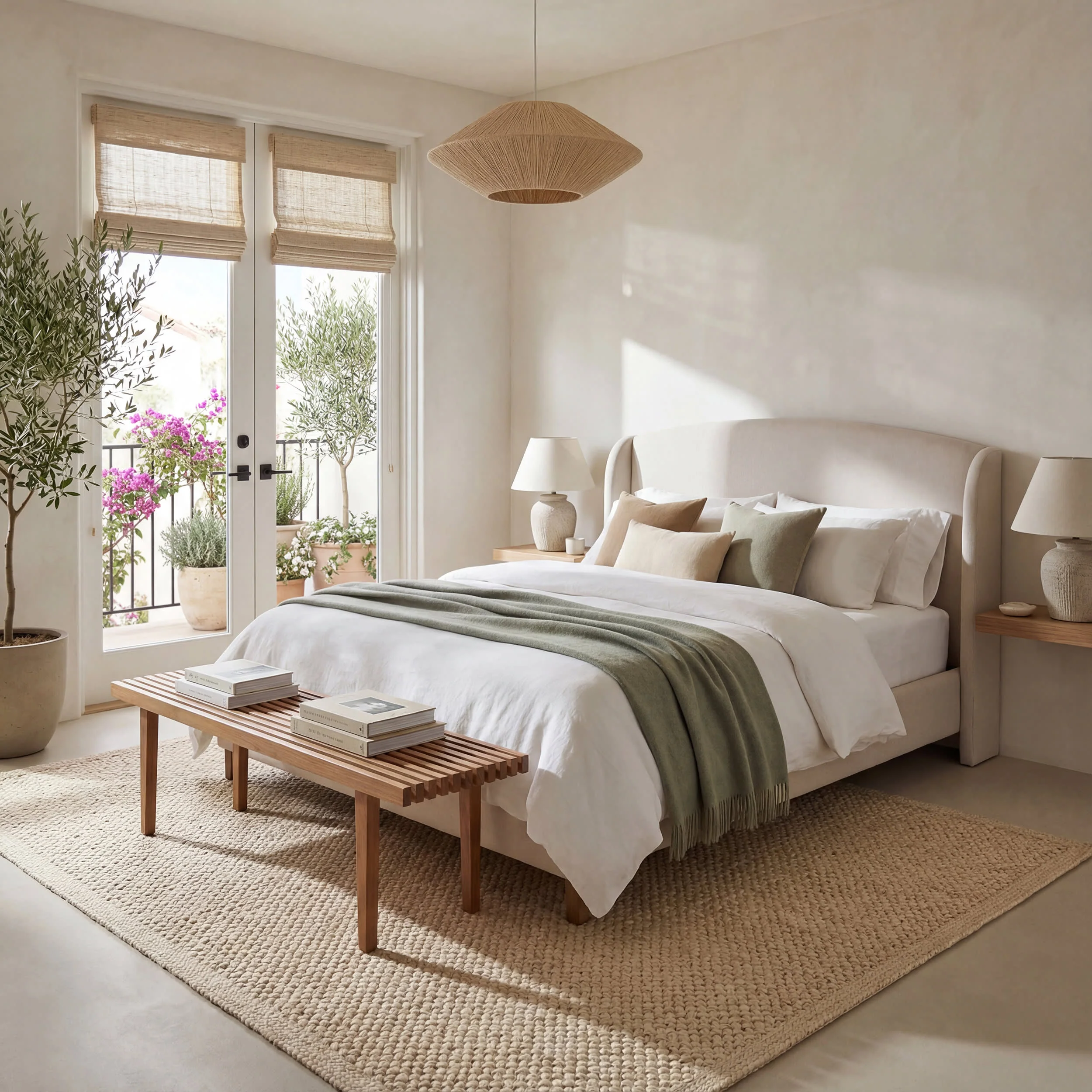 Thale Textured Handmade Jute Rug | Bleach - Image 3