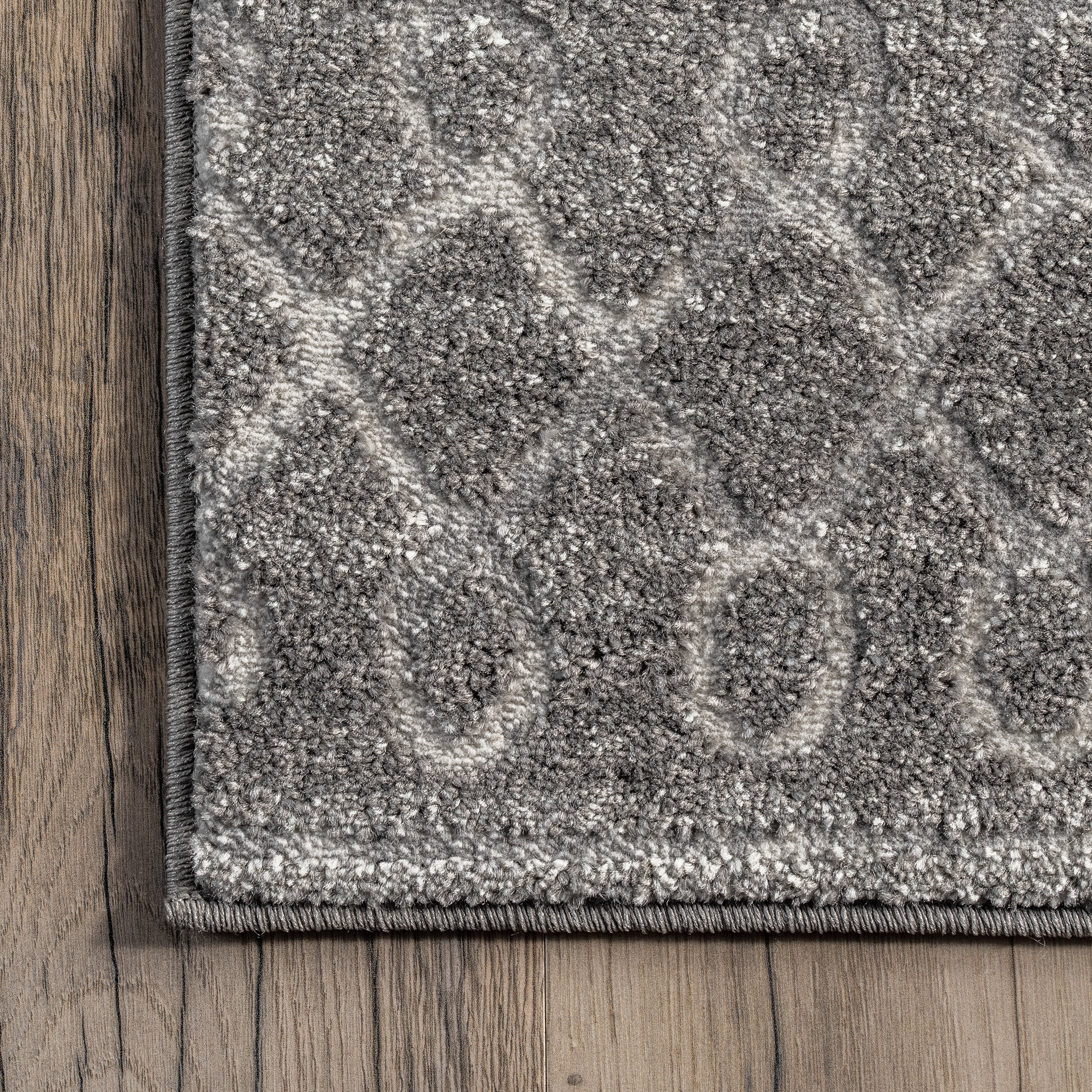 Thea Birdseye Trellis Rug | Beige - Image 3