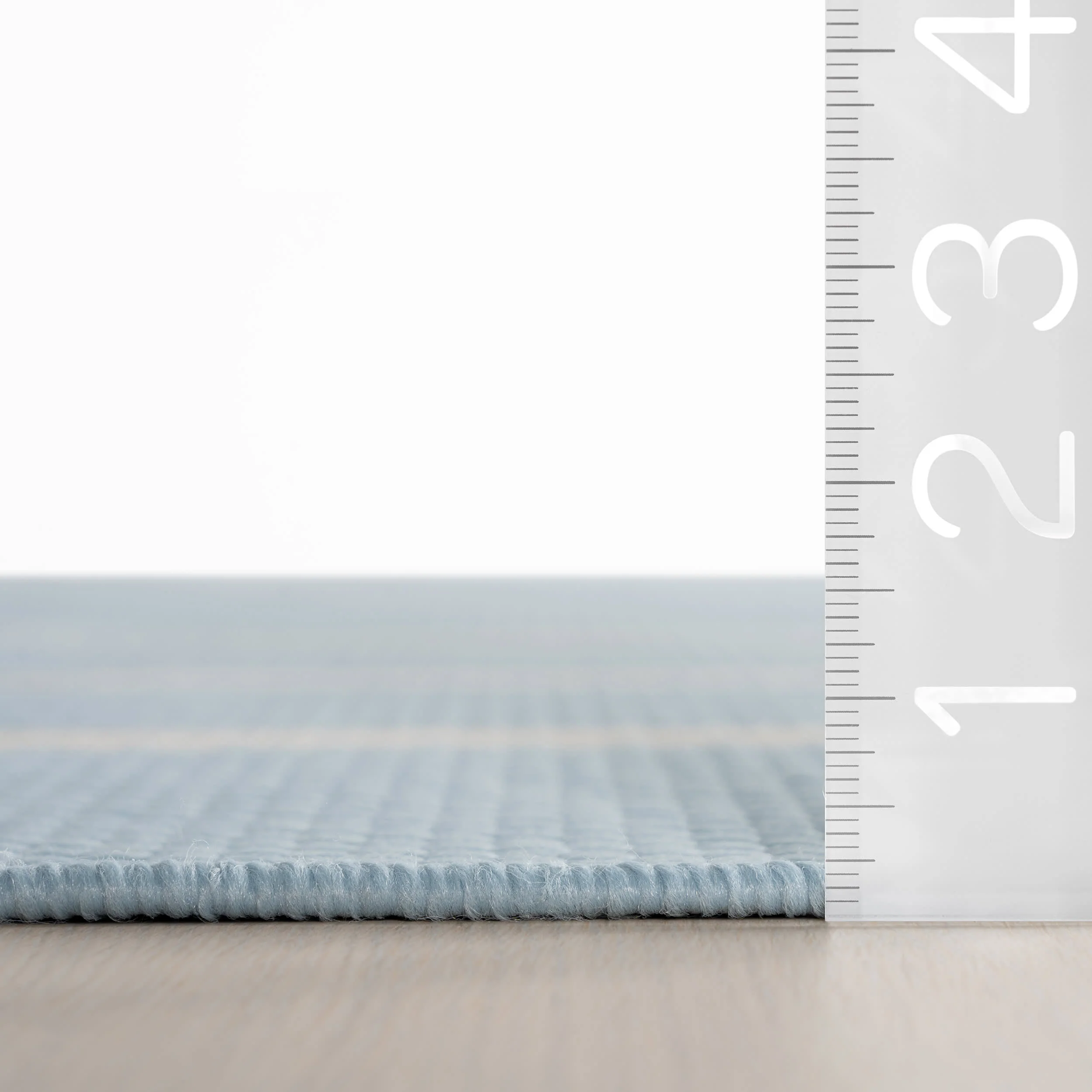 Thena Modern Bordered Indoor/Outdoor Rug | Blue - Image 5