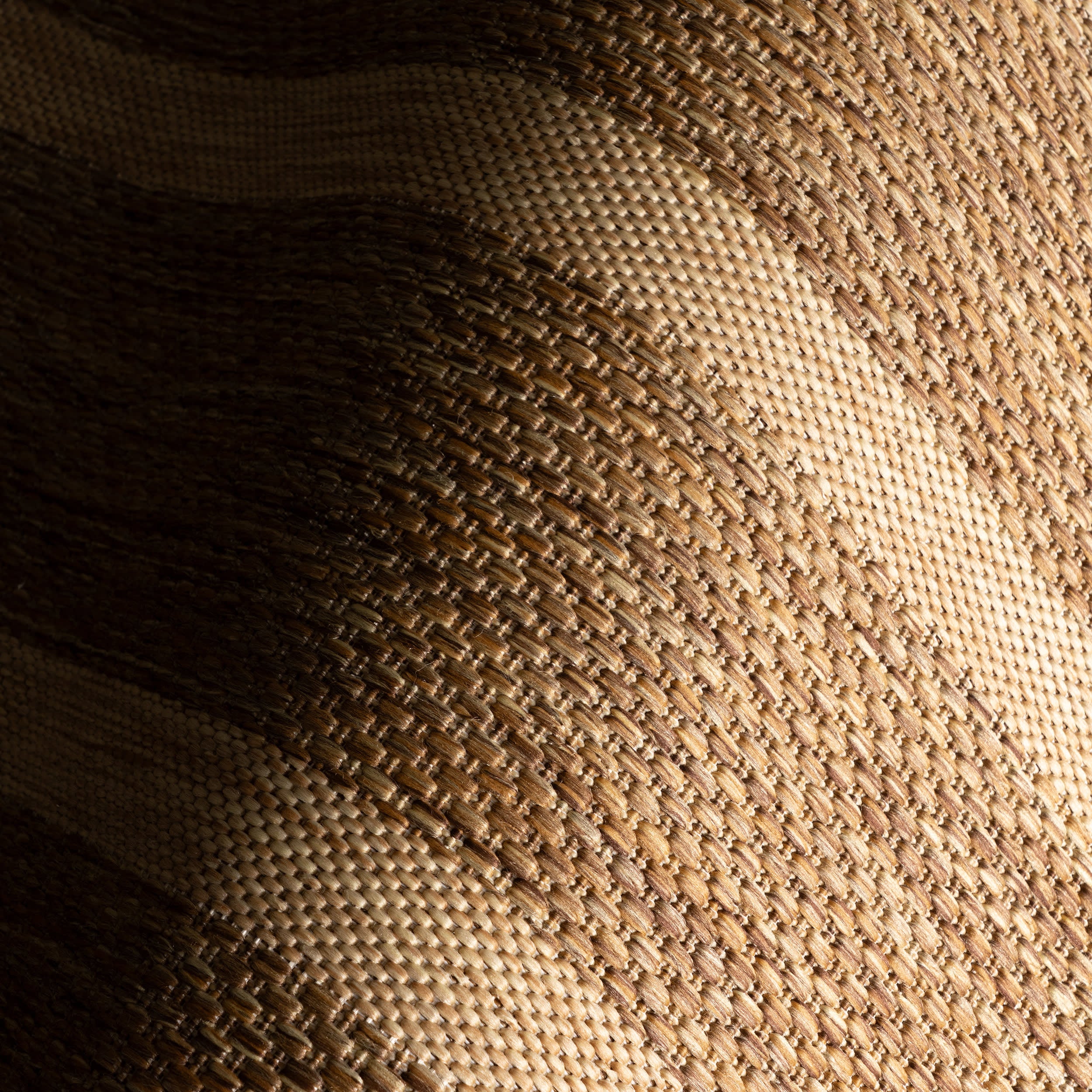 Thena Modern Bordered Indoor/Outdoor Rug | Brown - Image 3
