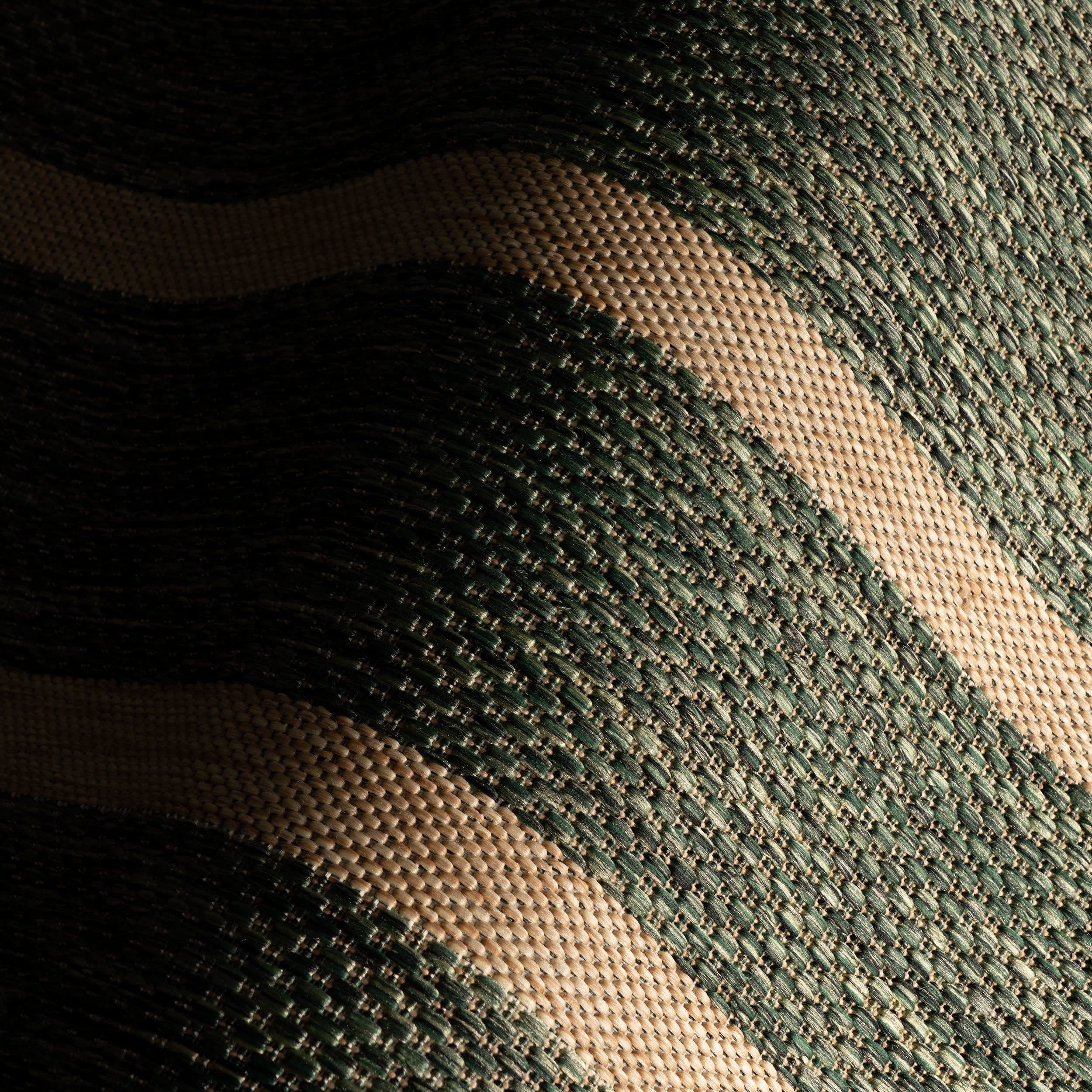 Thena Modern Bordered Indoor/Outdoor Rug | Green - Image 3