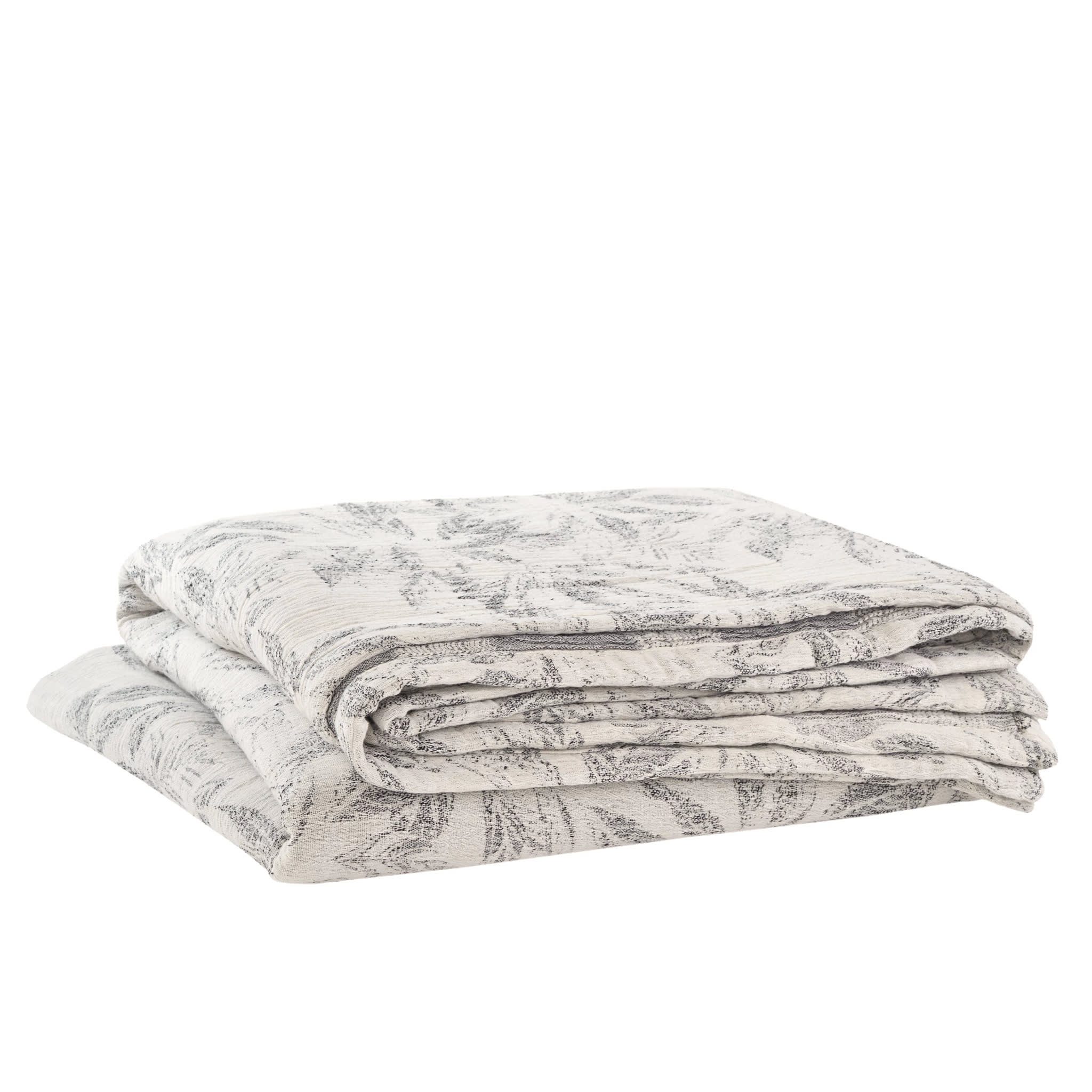 Theodore Matelasse Coverlet | Charcoal - Image 3