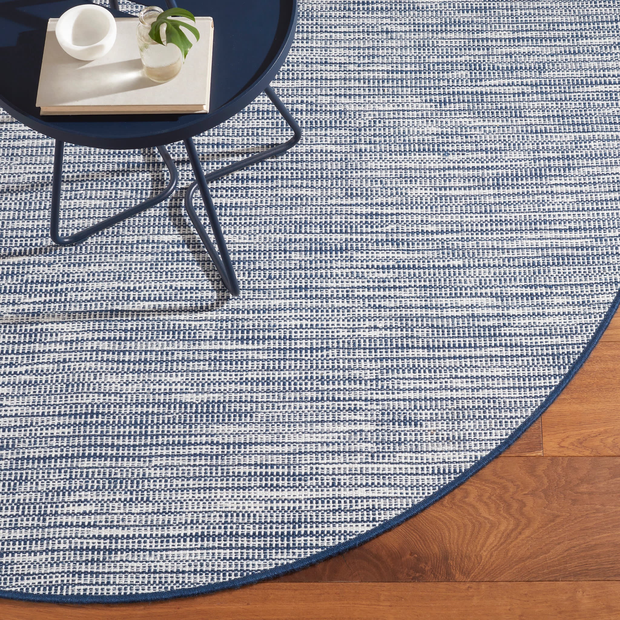 Tideline Handwoven Indoor/Outdoor Custom Rug | Navy - Image 5