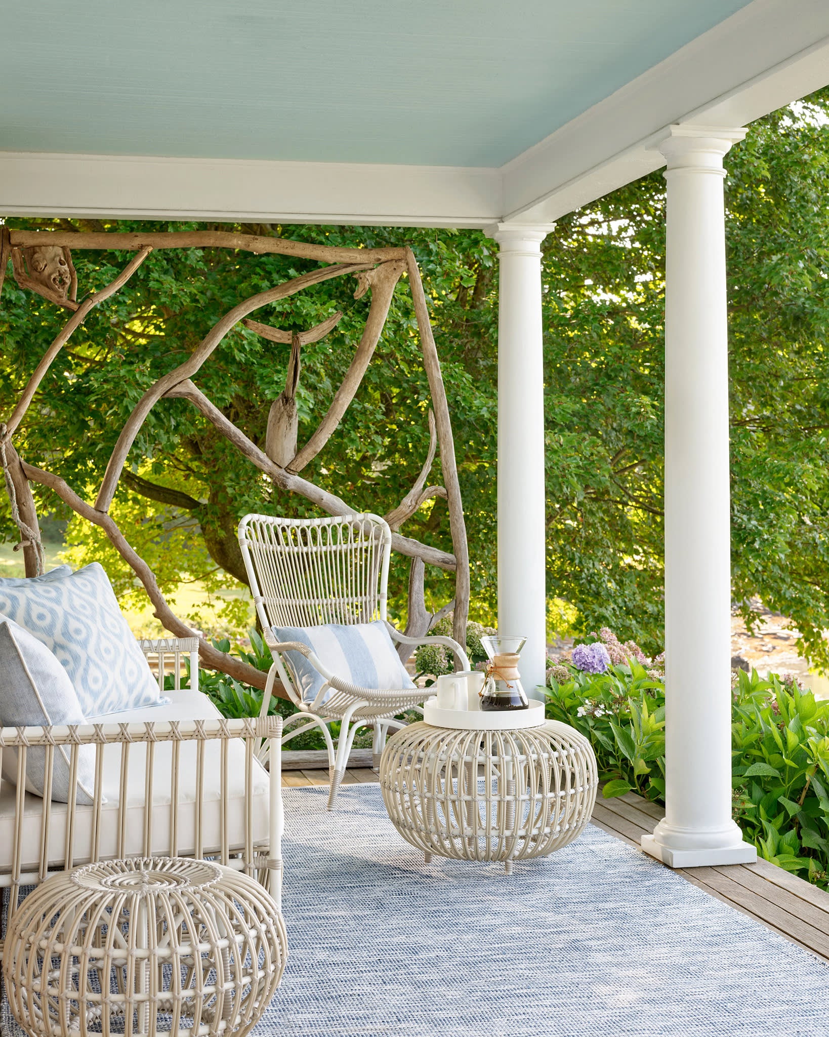 Tideline Handwoven Indoor/Outdoor Rug | Navy - Image 3