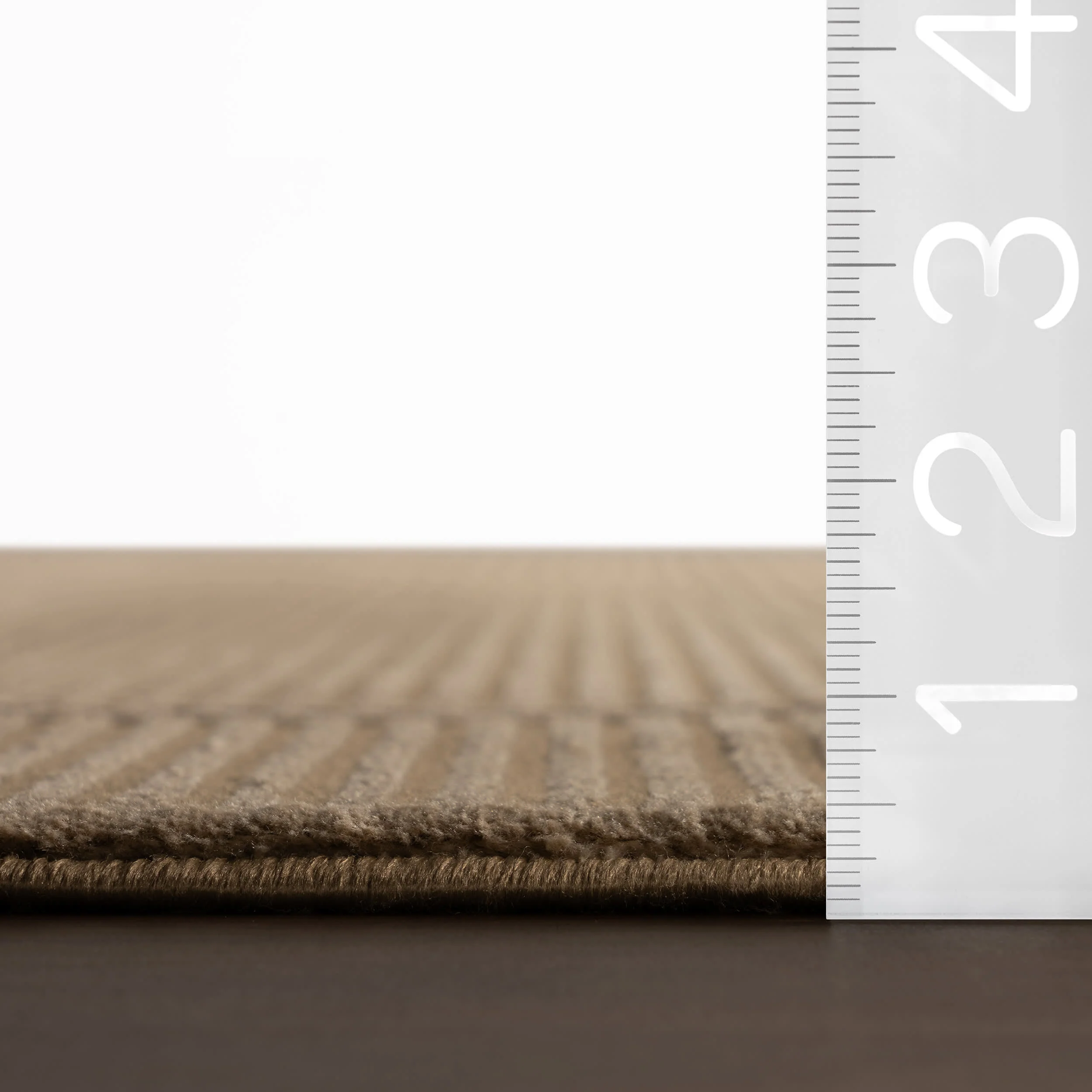 Tiera Bordered Plush Textured Washable Rug | Sand - Image 6