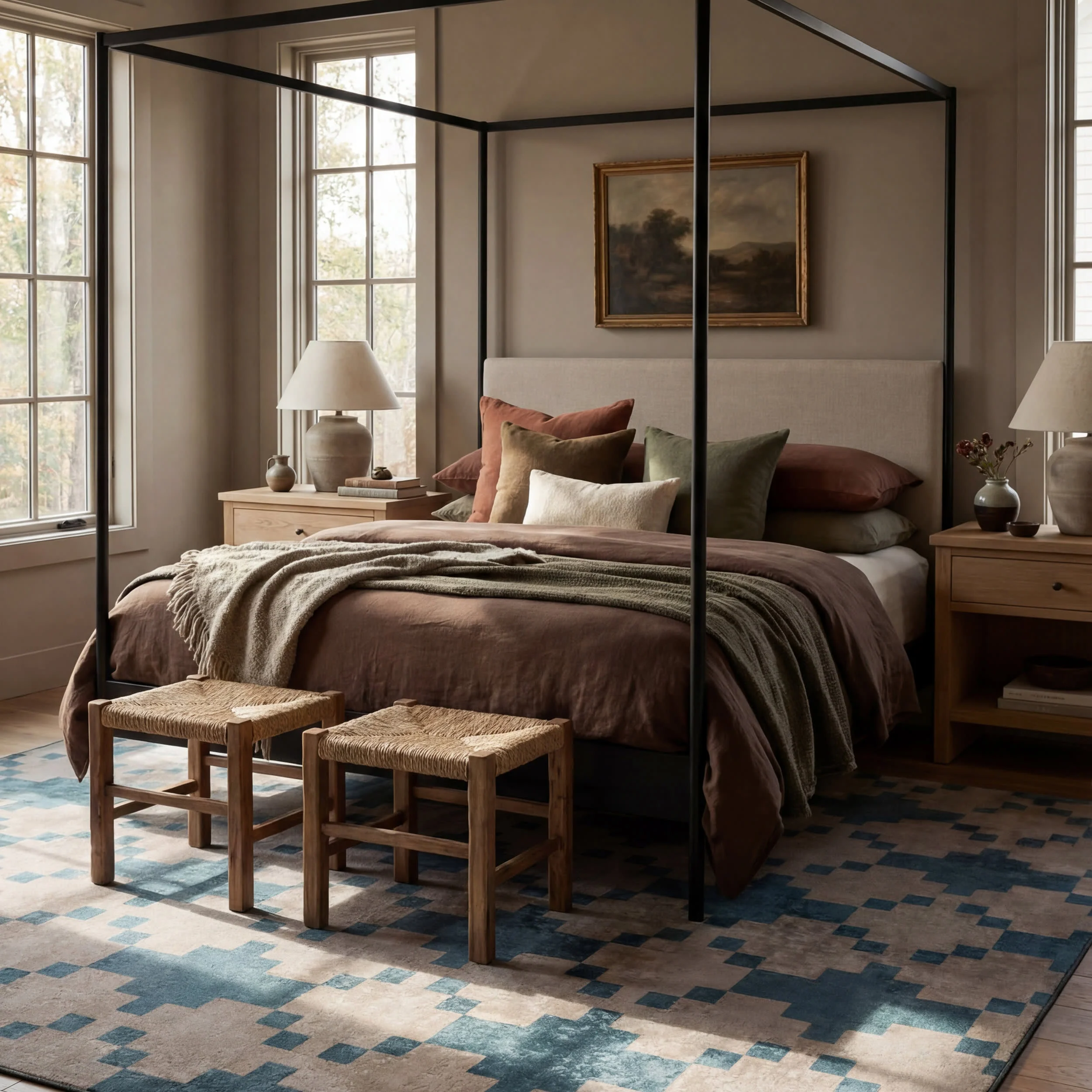 Tilana Southwestern Geometric Washable Rug | Multicolor - Image 10