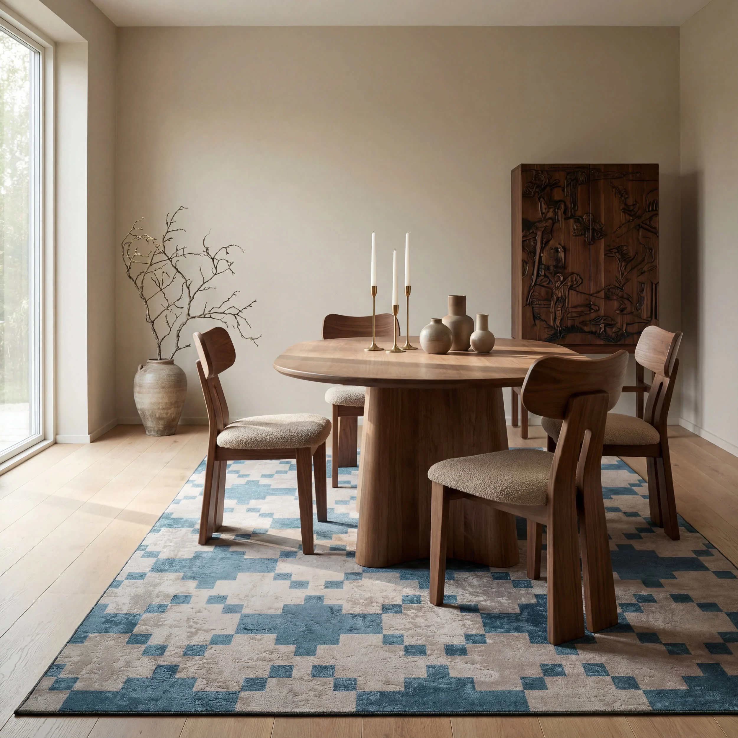 Tilana Southwestern Geometric Washable Rug | Multicolor - Image 7