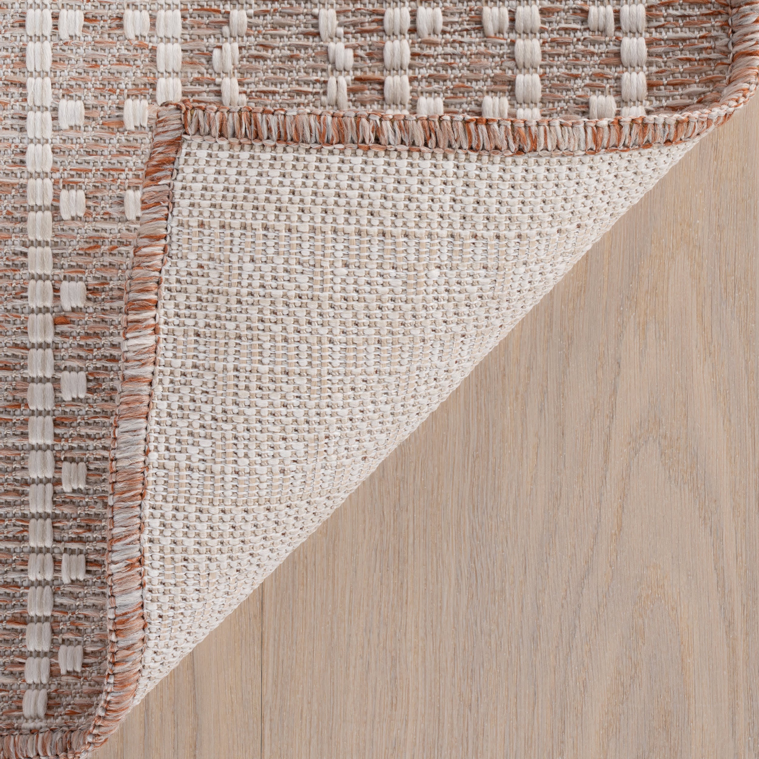 Tildea Bohemian Striped Indoor/Outdoor Rug | Natural - Image 5