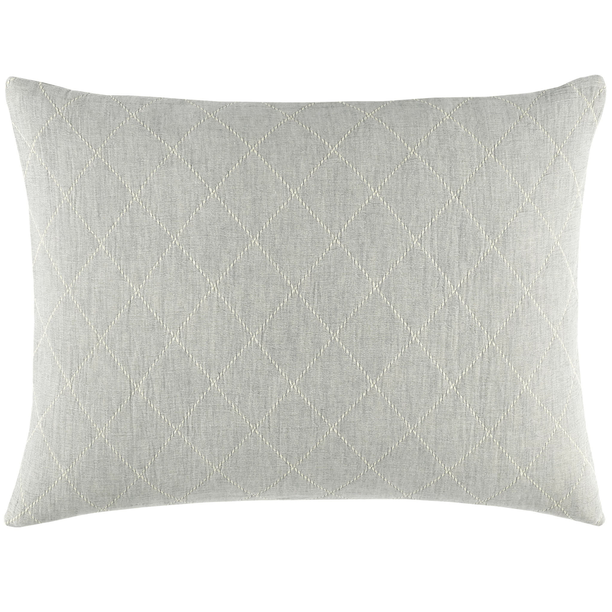 Tilden Matelasse Sham | Natural/Grey - Image 4
