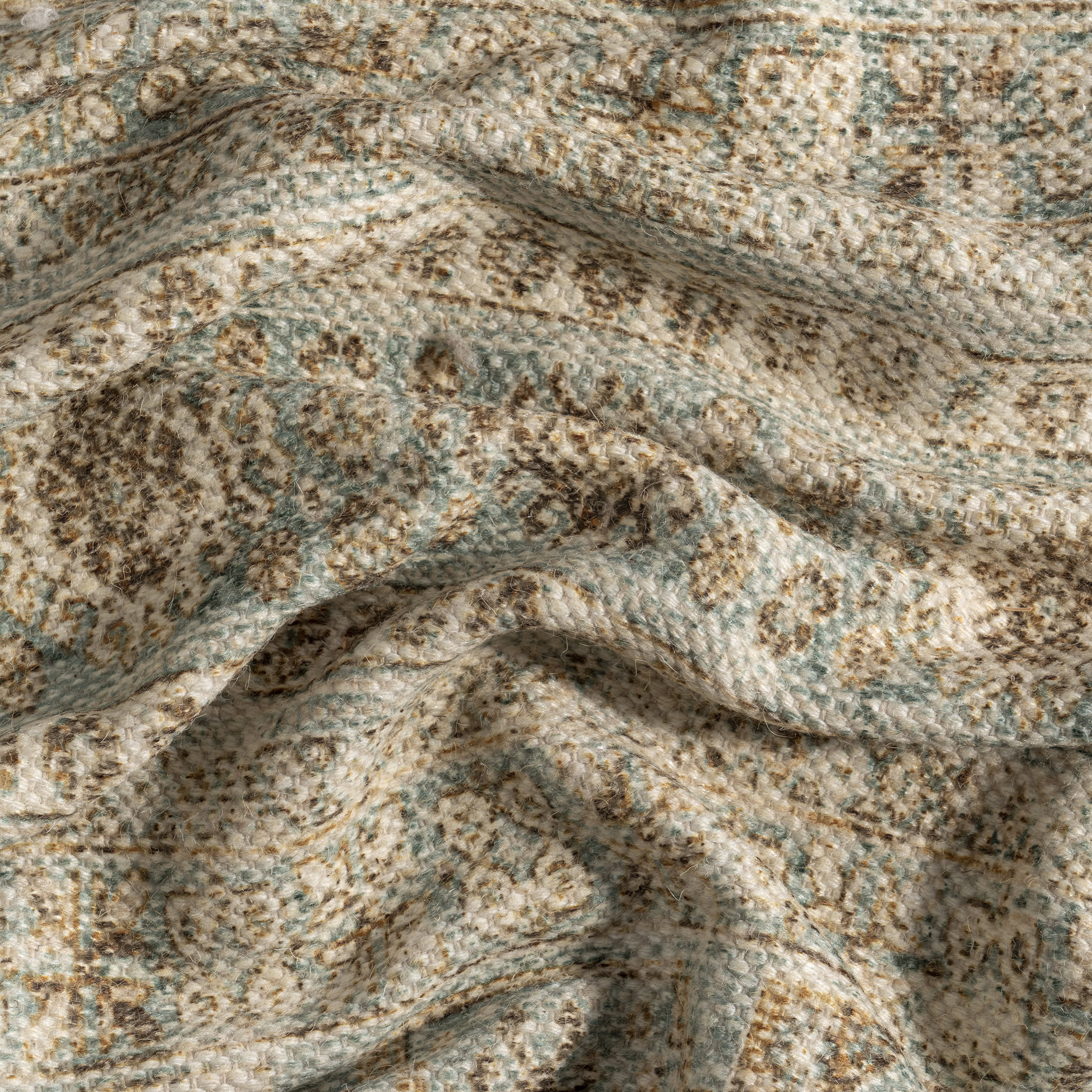 Tilicho Distressed Wool Rug | Light Green - Image 7