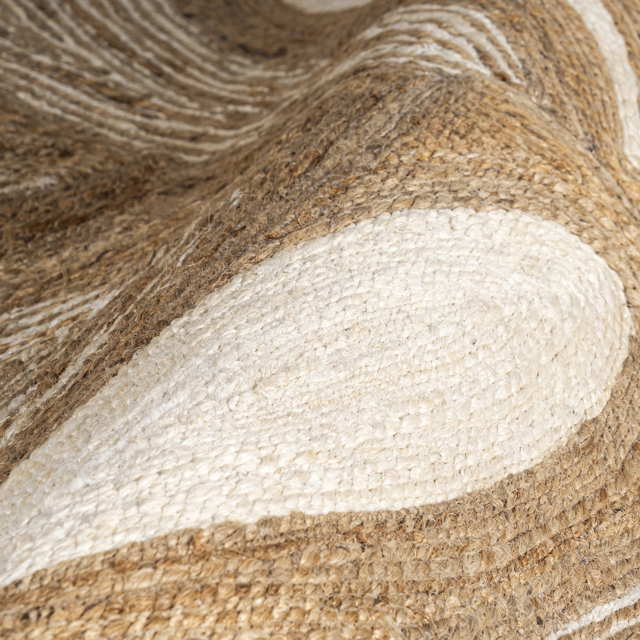 Tillie Marble Jute Tasseled Rug | Natural - Image 3