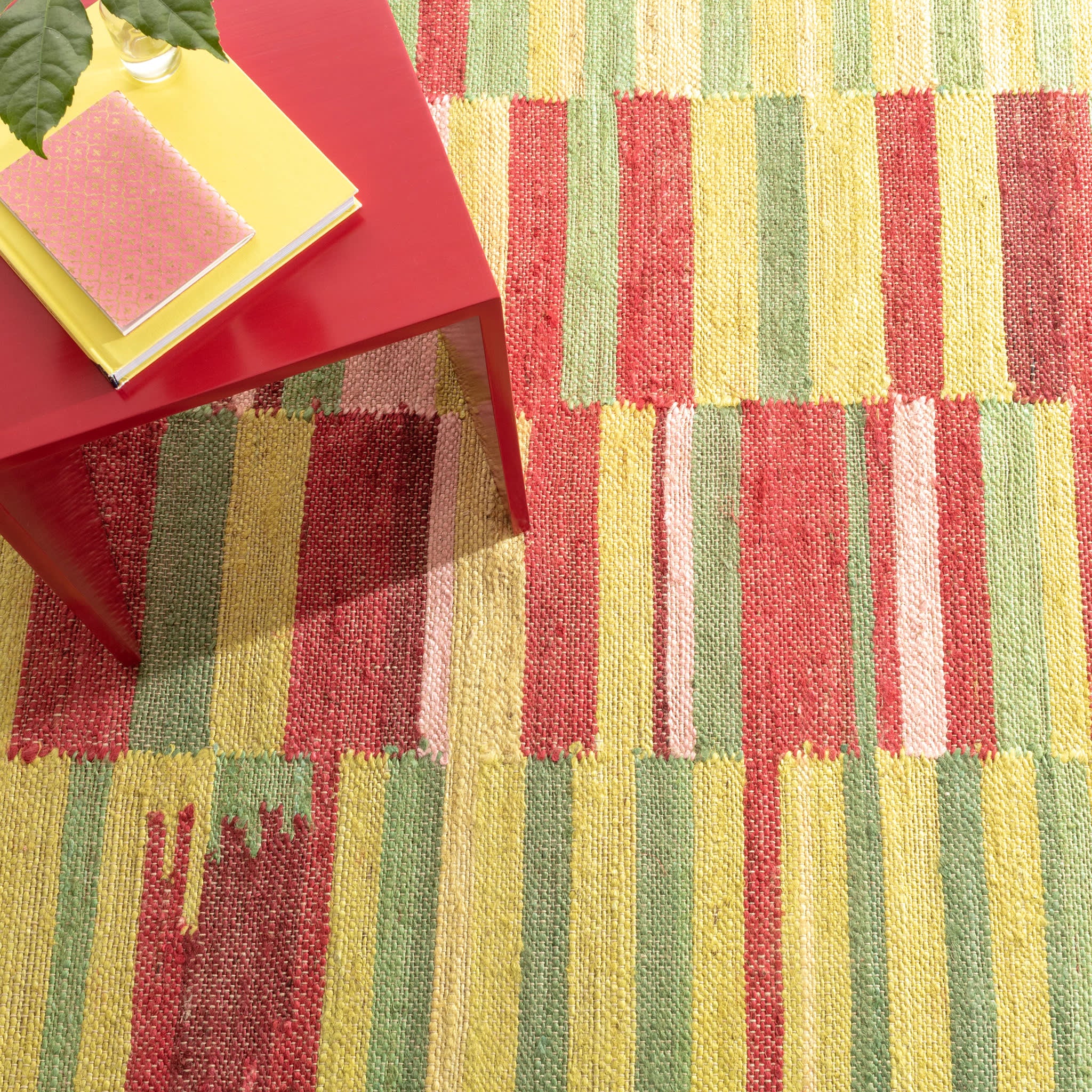 Time Out Handwoven Jute Rug | Green - Image 3