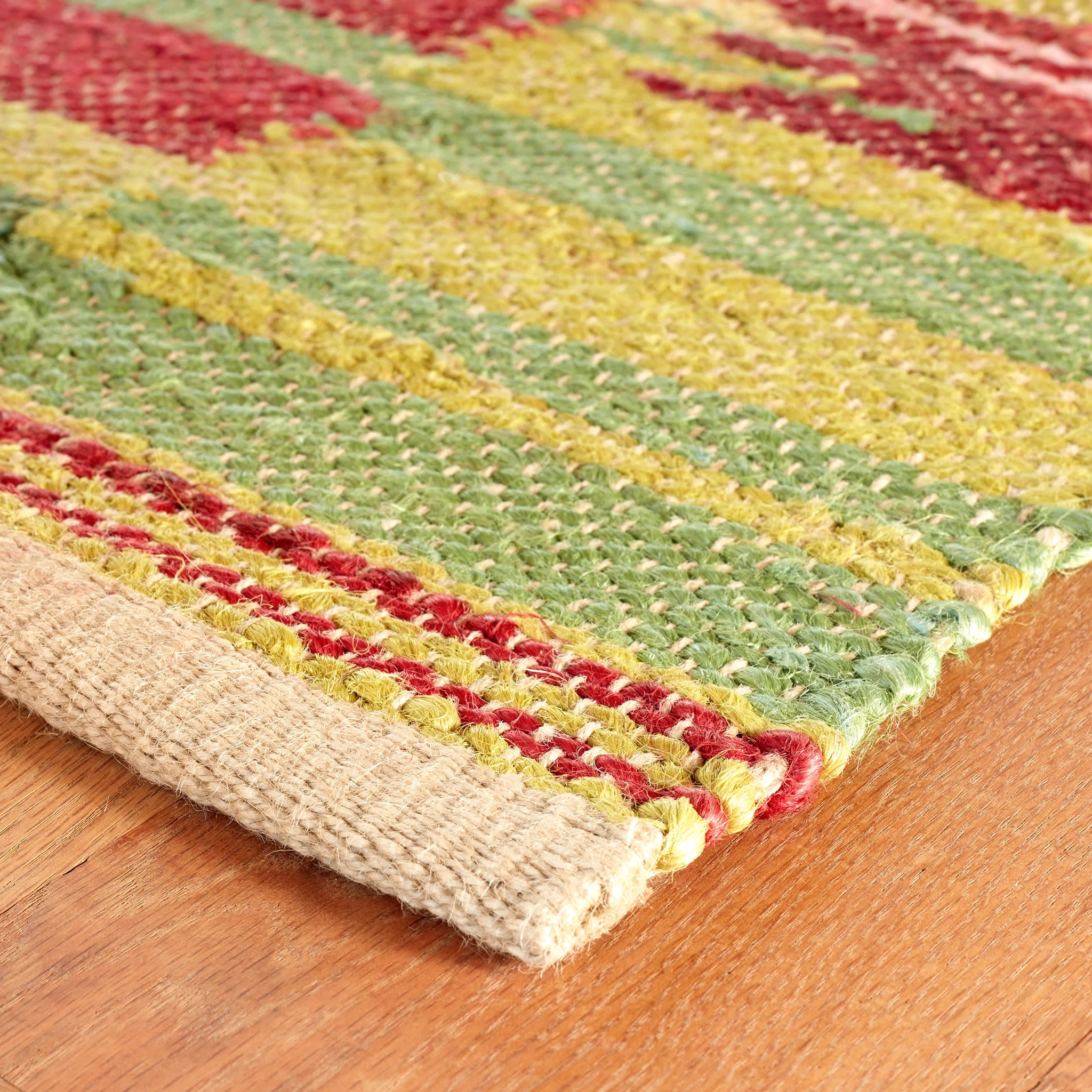 Time Out Handwoven Jute Rug | Green - Image 4