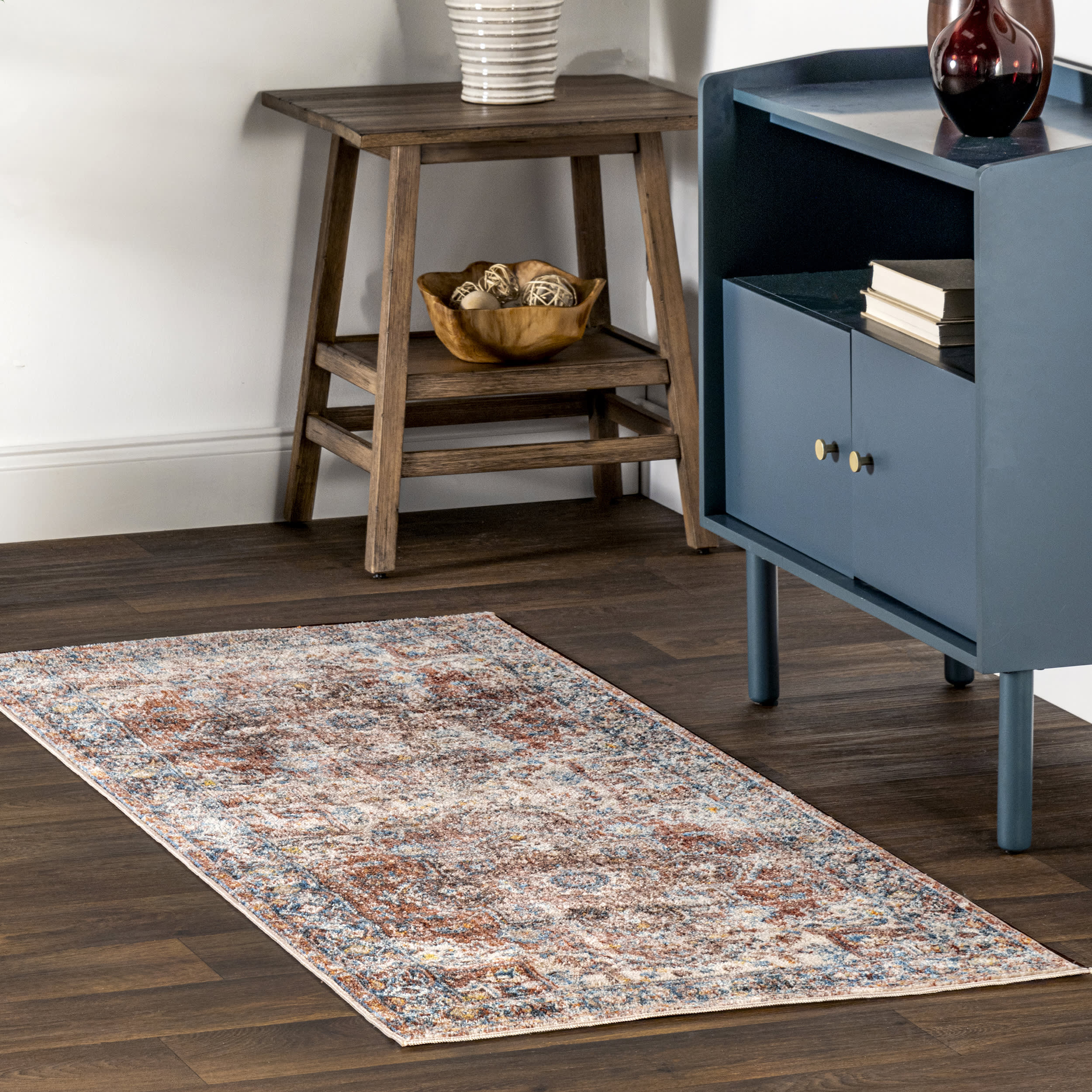 Timeworn Charm Rug | Rust - Image 2