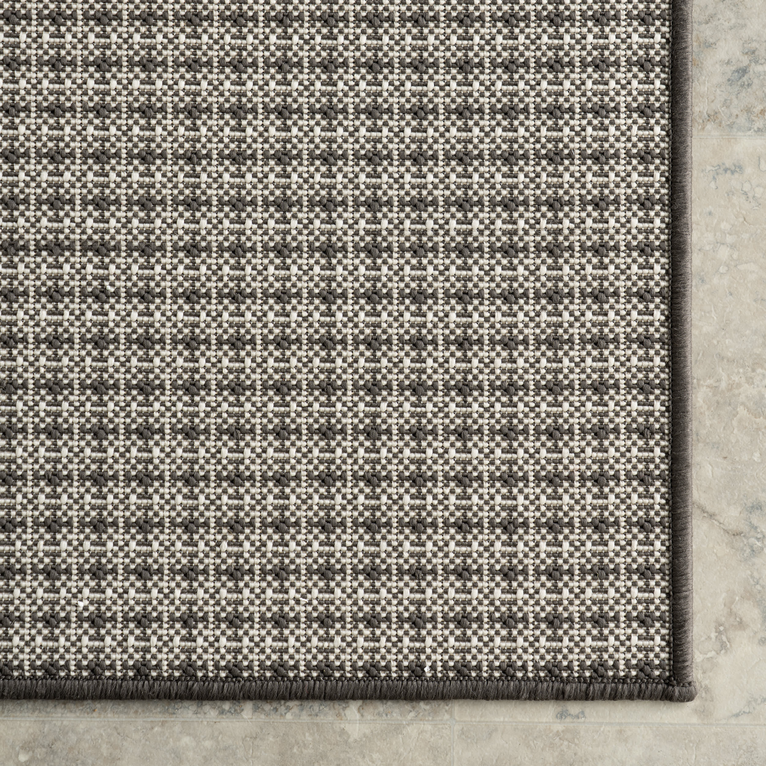 Tirzah Modern Indoor/Outdoor Rug | Grey - Image 7