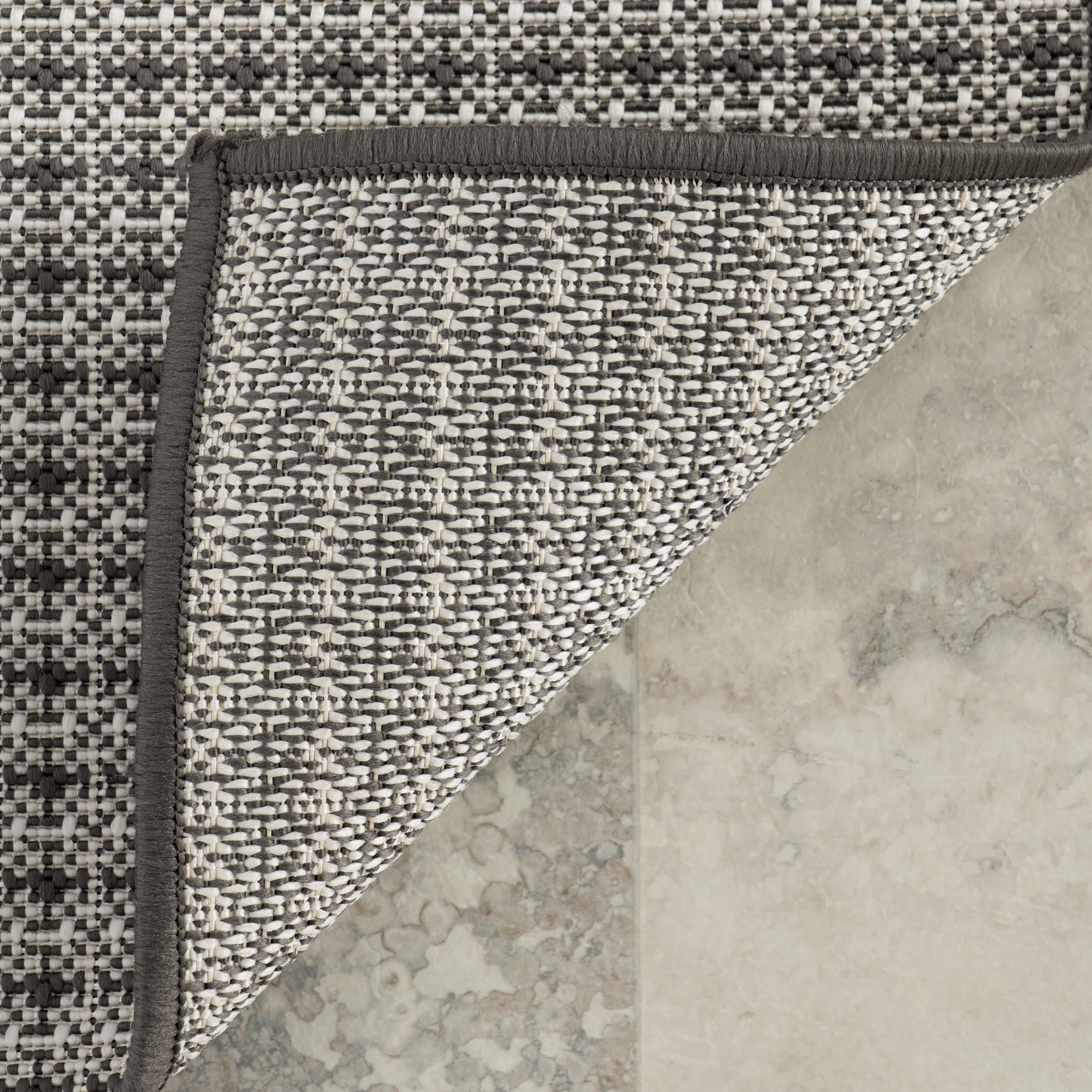 Tirzah Modern Indoor/Outdoor Rug | Grey - Image 8