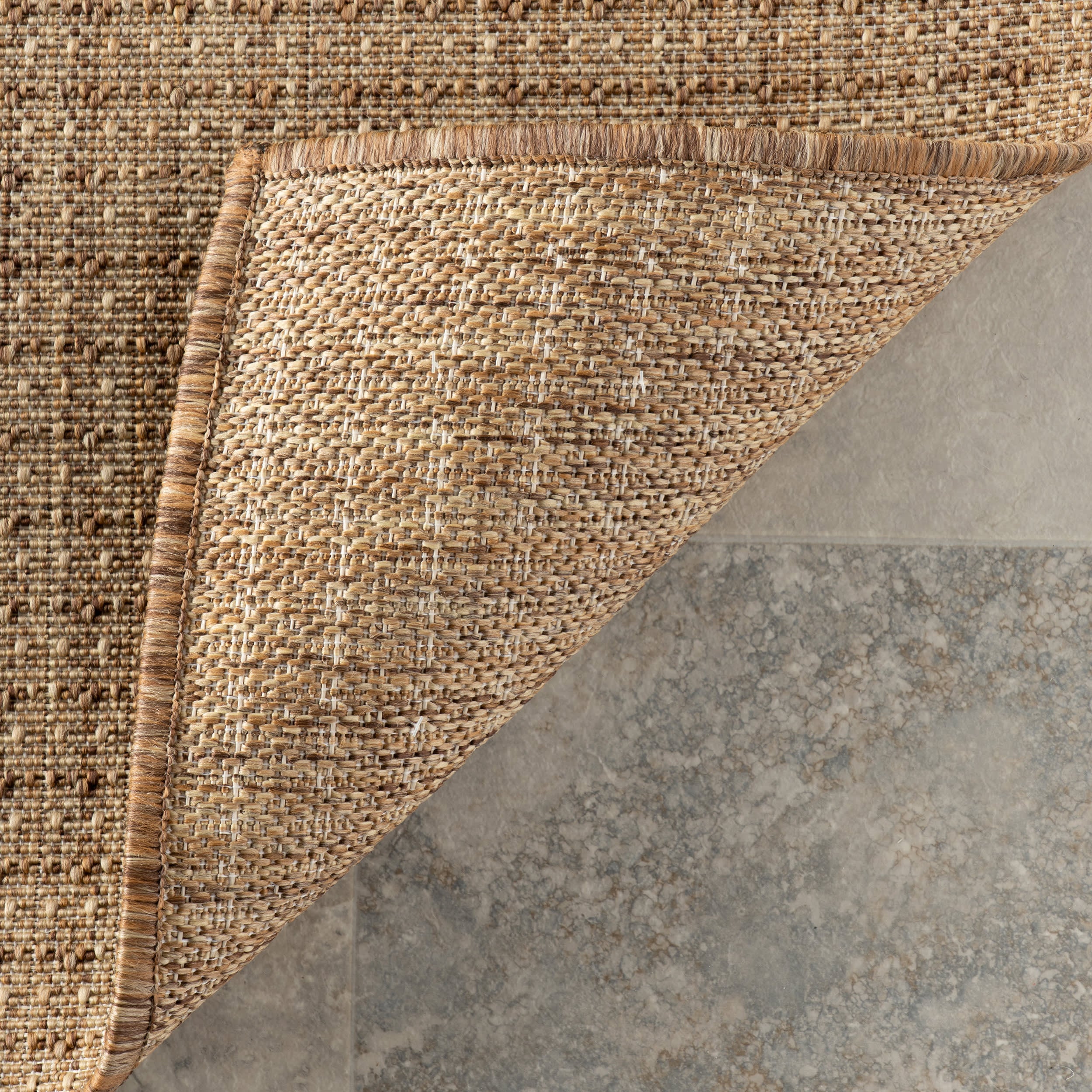 Tirzah Modern Indoor/Outdoor Rug | Light Brown - Image 8