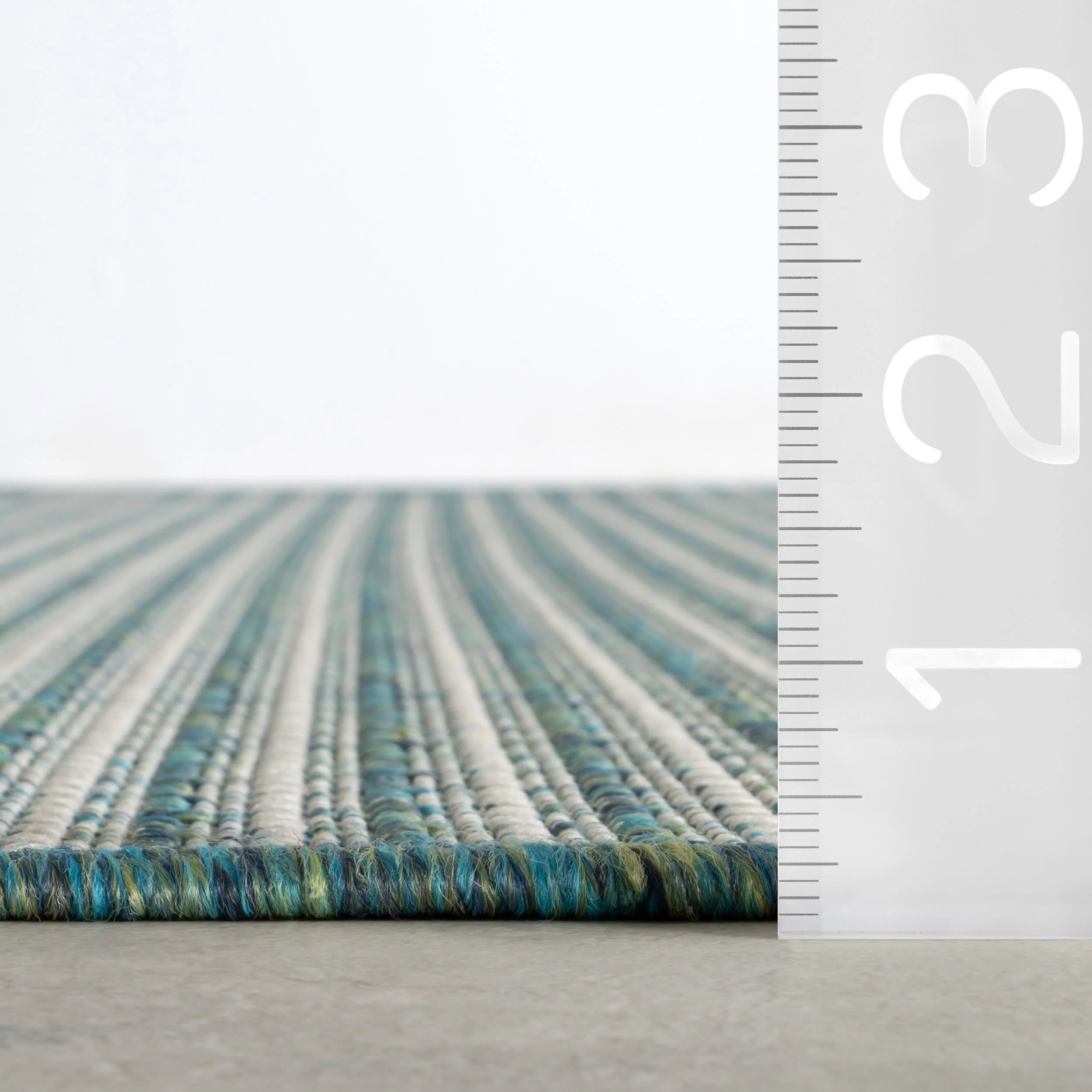 Tirzah Modern Indoor/Outdoor Rug | Teal - Image 6