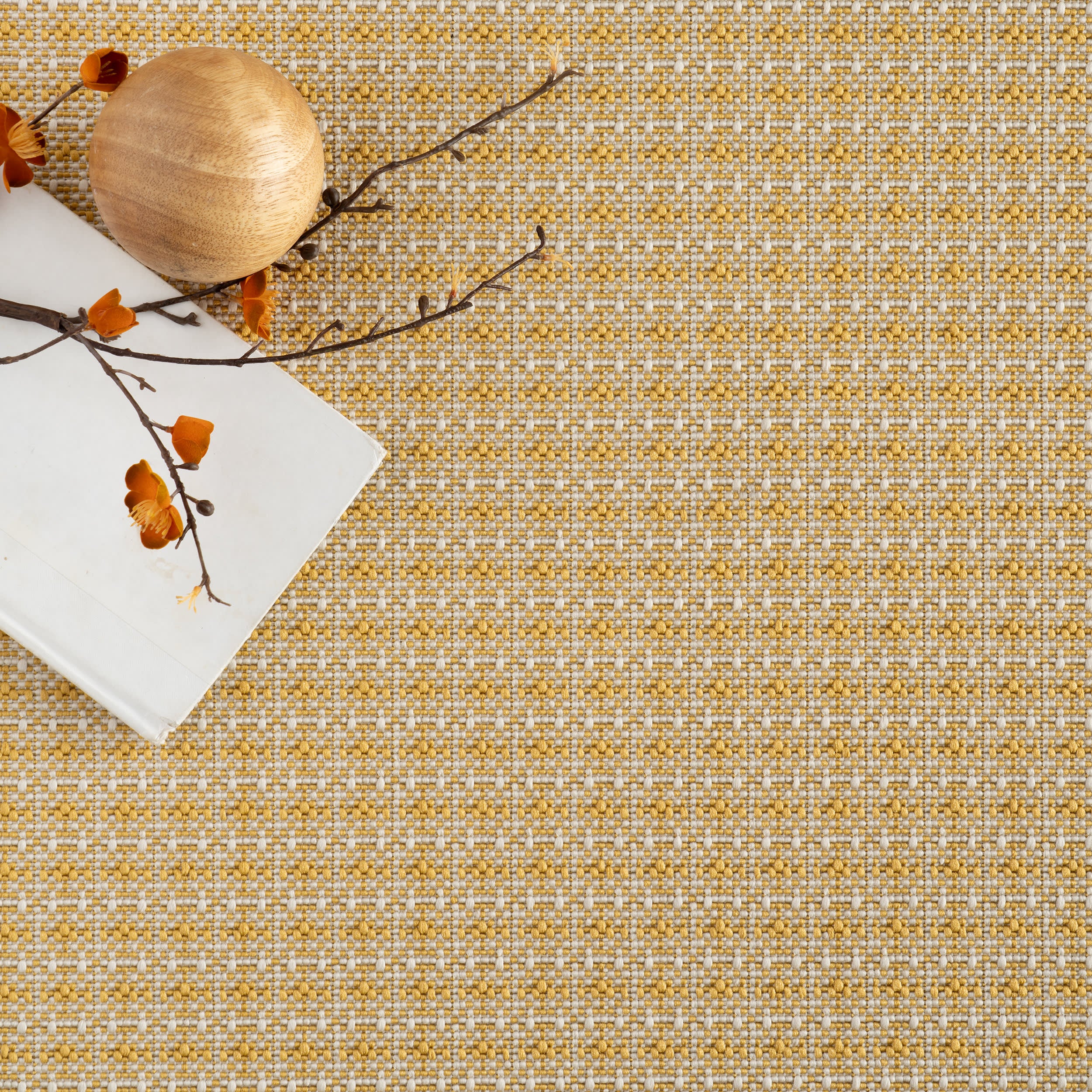Tirzah Modern Indoor/Outdoor Rug | Yellow - Image 3