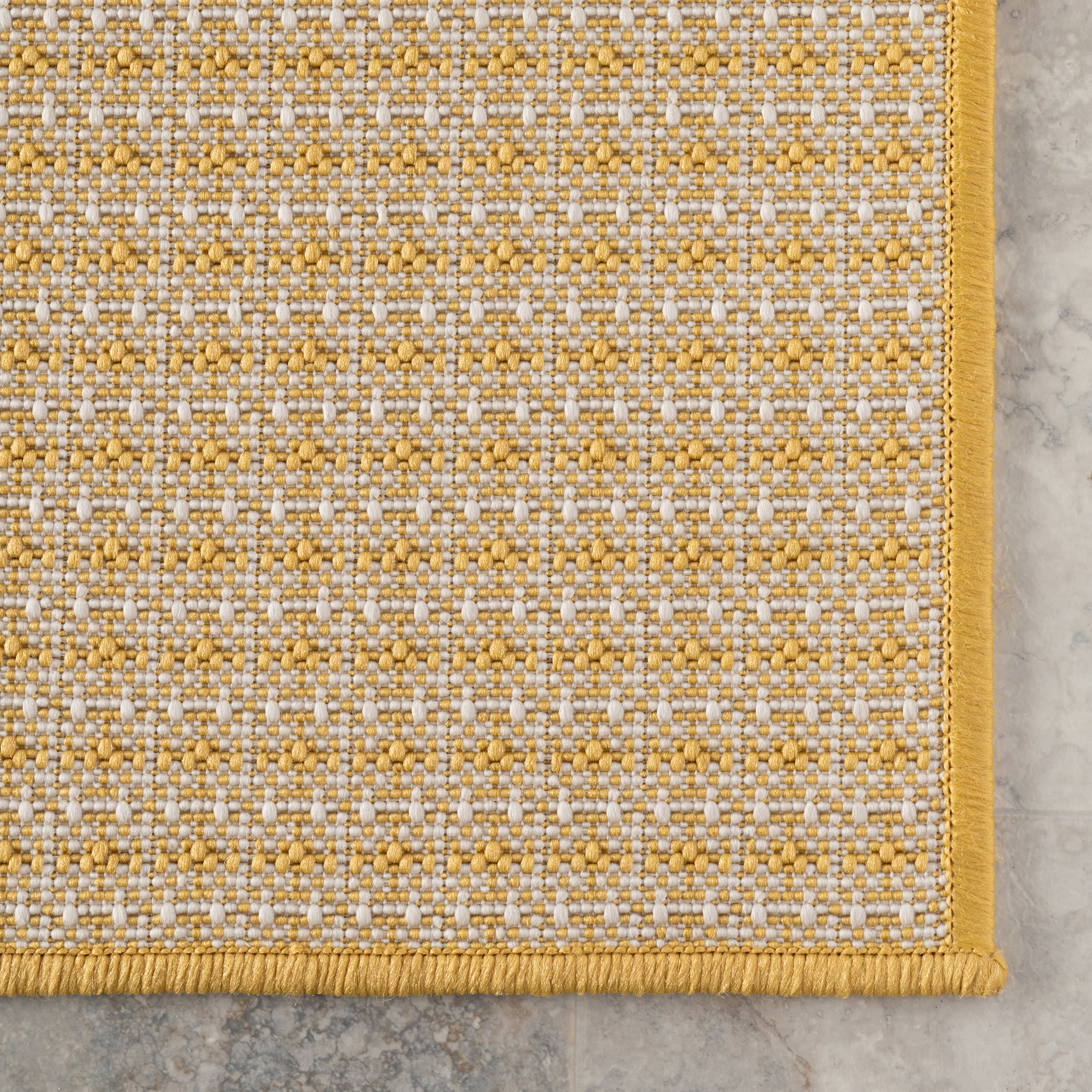 Tirzah Modern Indoor/Outdoor Rug | Yellow - Image 7