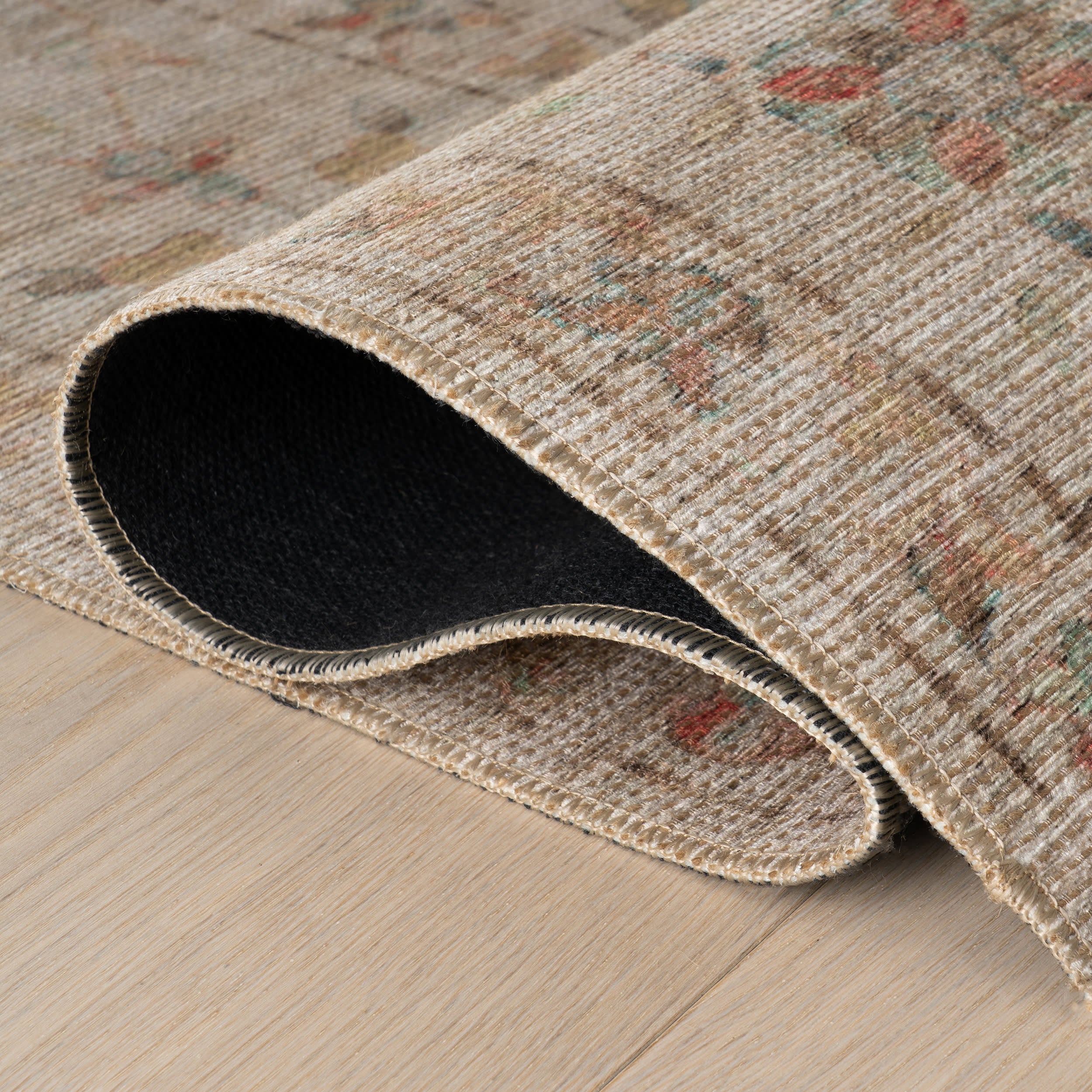 Tiye Traditional Floral & Paisley Rug | Beige - Image 11