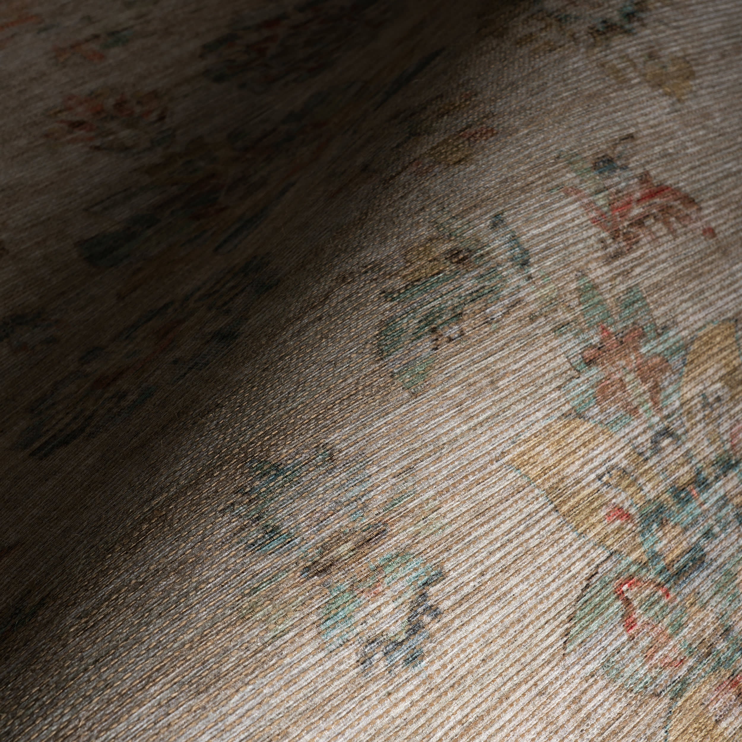 Tiye Traditional Floral & Paisley Rug | Beige - Image 3