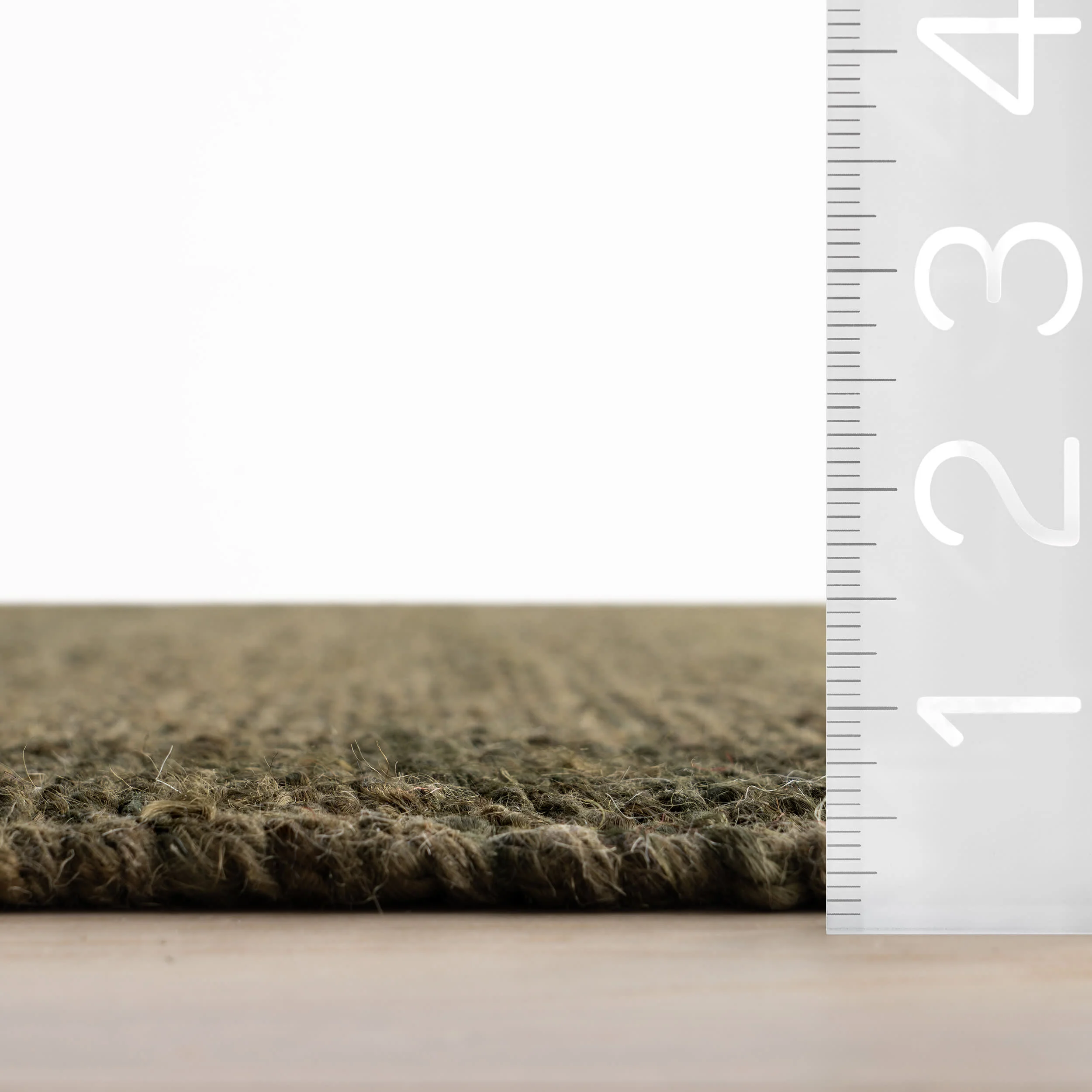 Tiziri Striped Moroccan Hand Woven Jute Rug | Green - Image 6