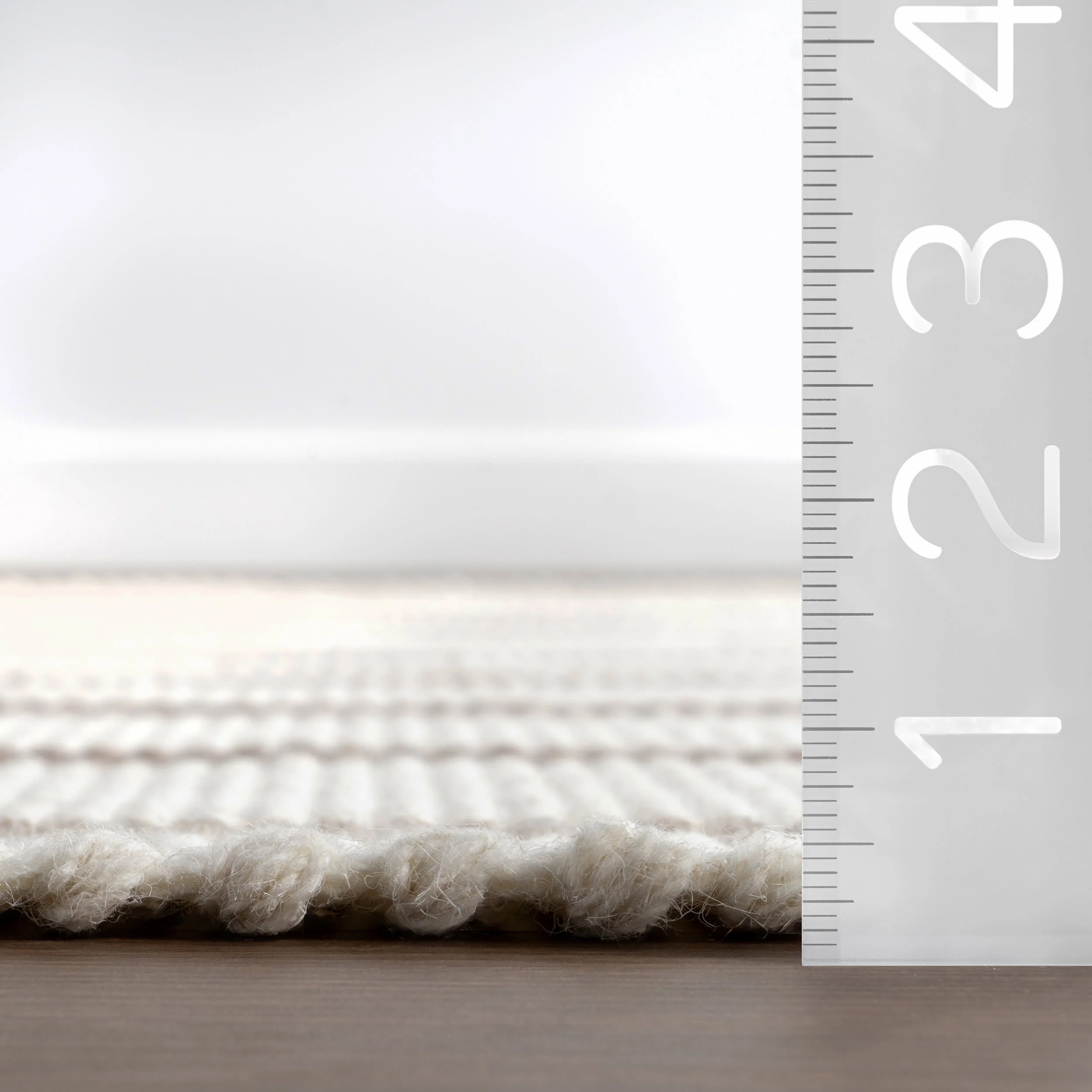 Toluca Striped Wool Rug | Ivory - Image 5