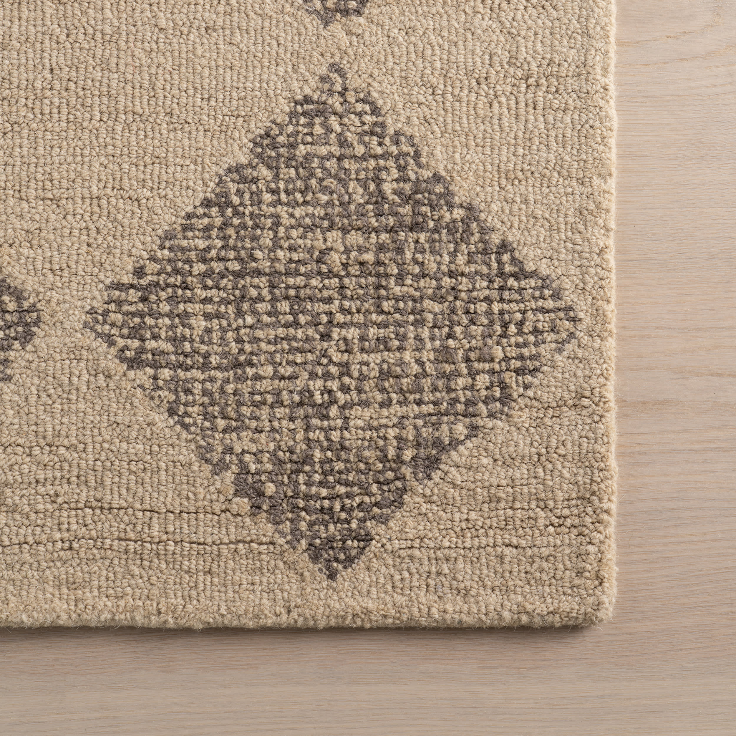 Tova Tufted Diamond Rug | Sand - Image 4