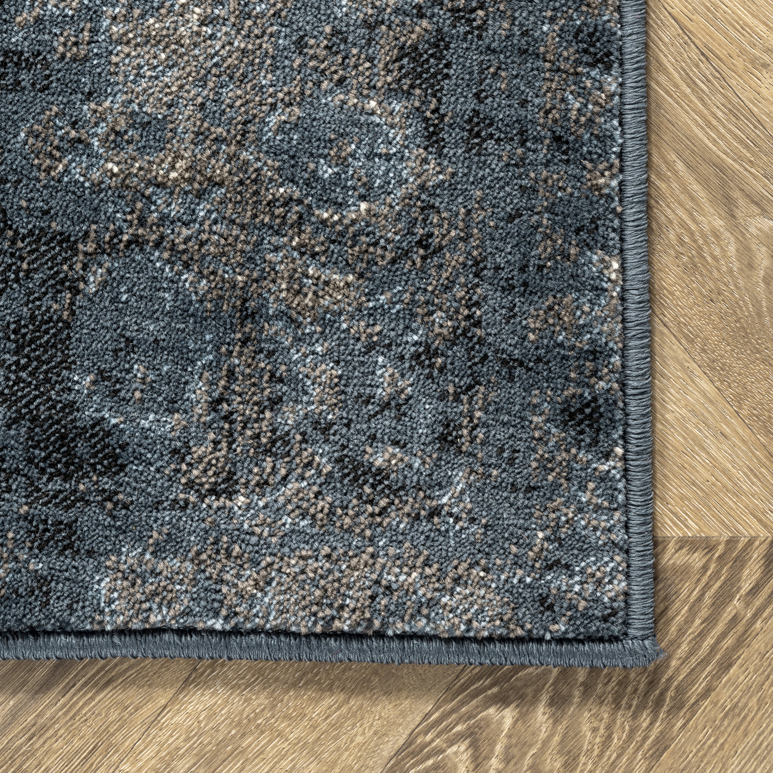 Tracce Vintage Castle Medallion Rug | Slate - Image 3