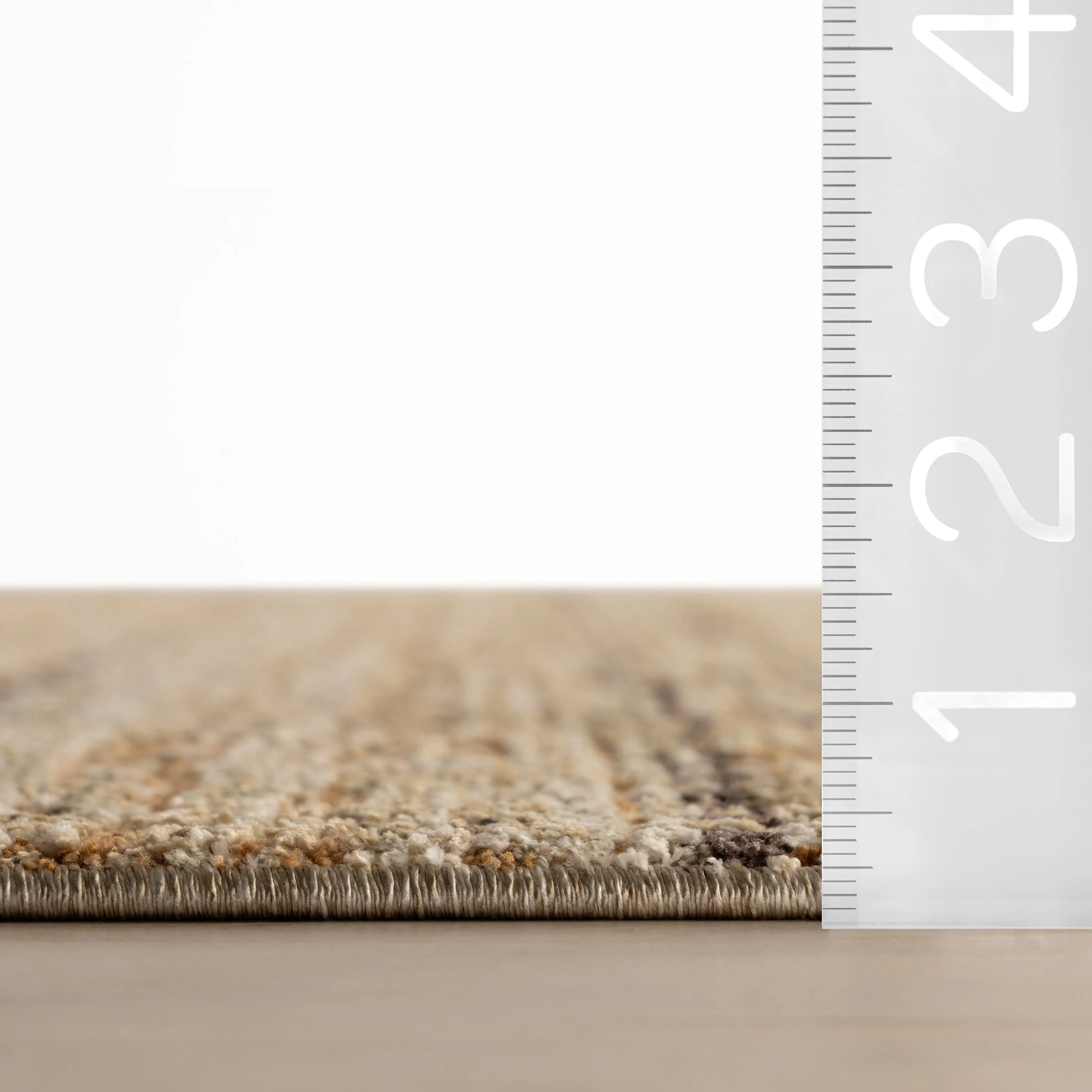 Tracewire Bohemian Striped Rug | Tan - Image 6