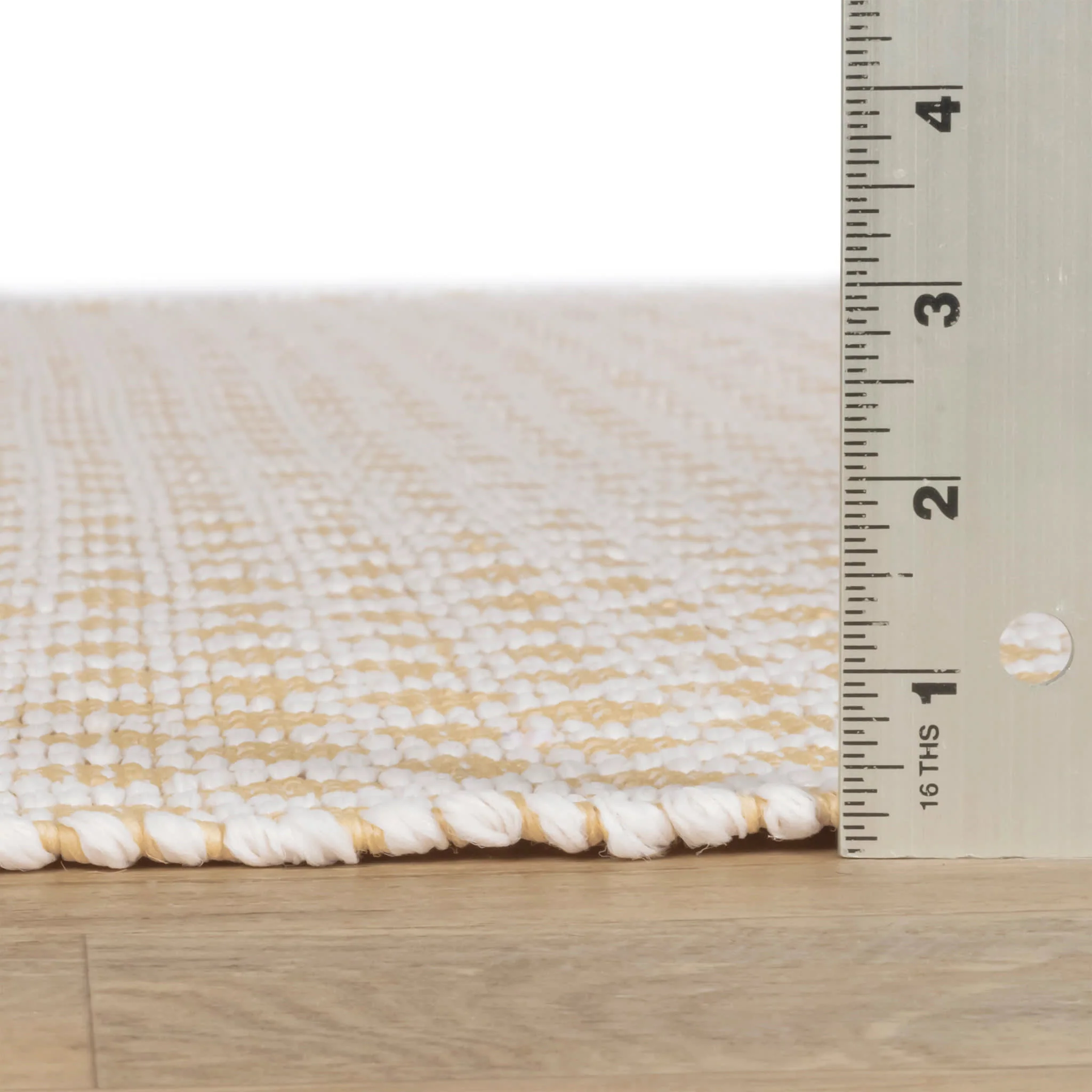 Trellis Handwoven Indoor/Outdoor Rug | Gold - Image 4