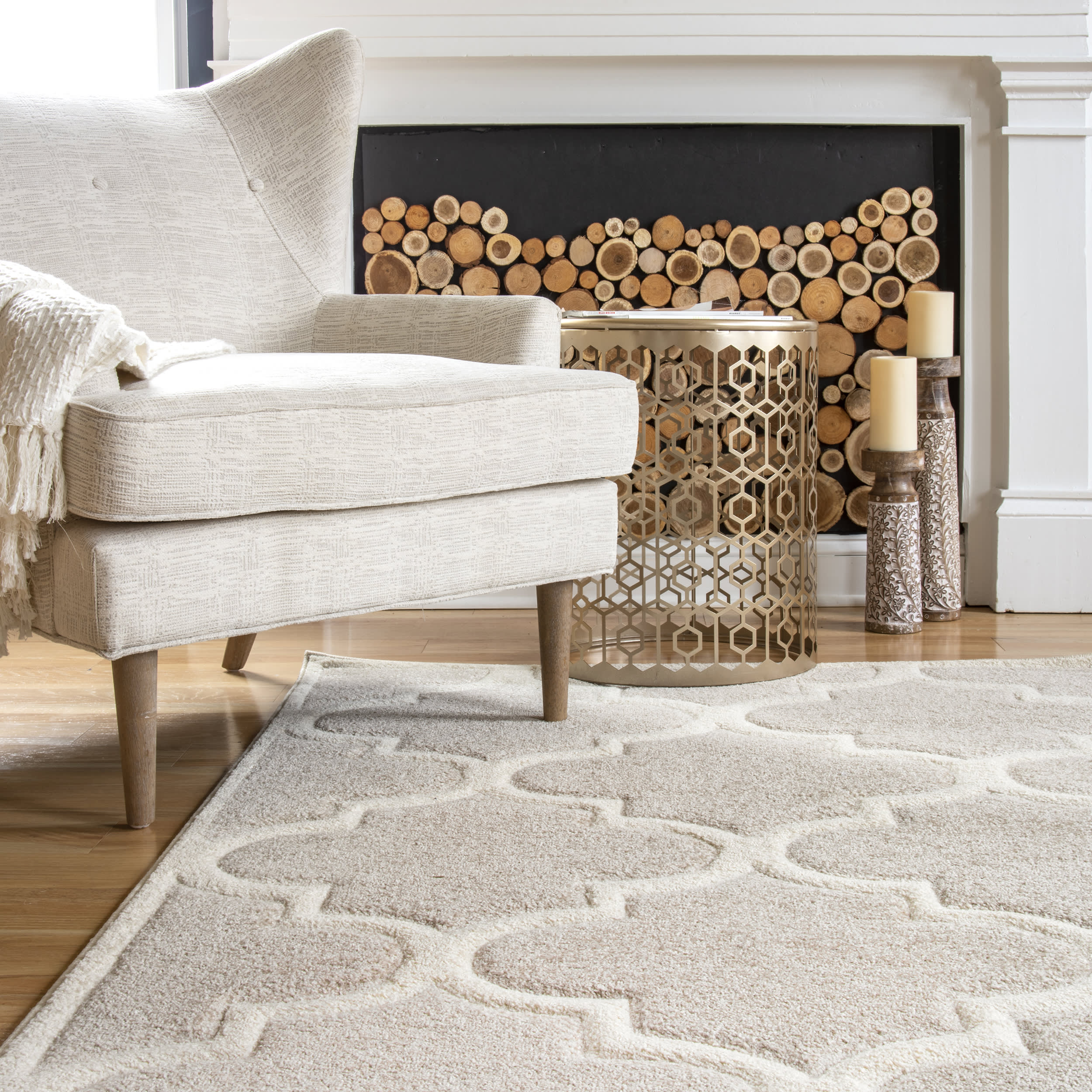 Trellis Rug | Neutral - Image 4