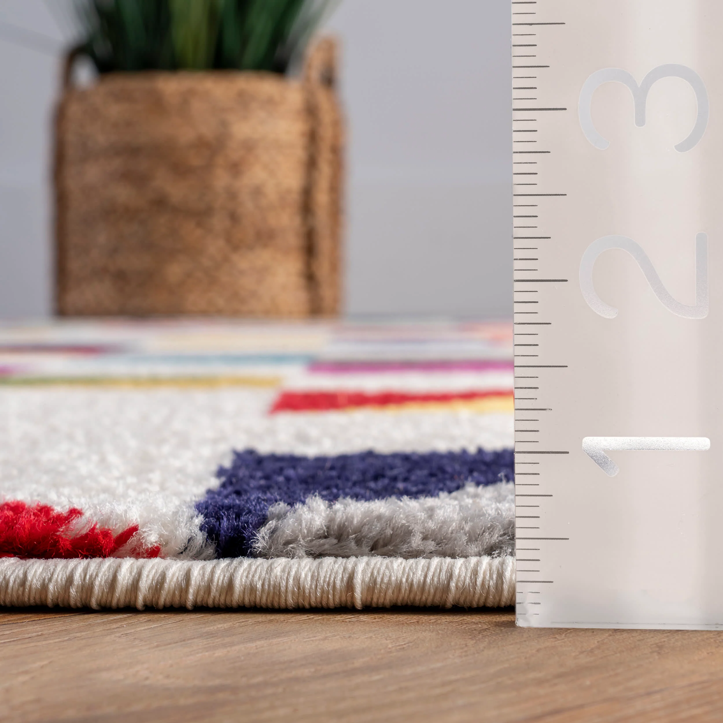 Triangle Mosaic Rug | Multicolor - Image 5