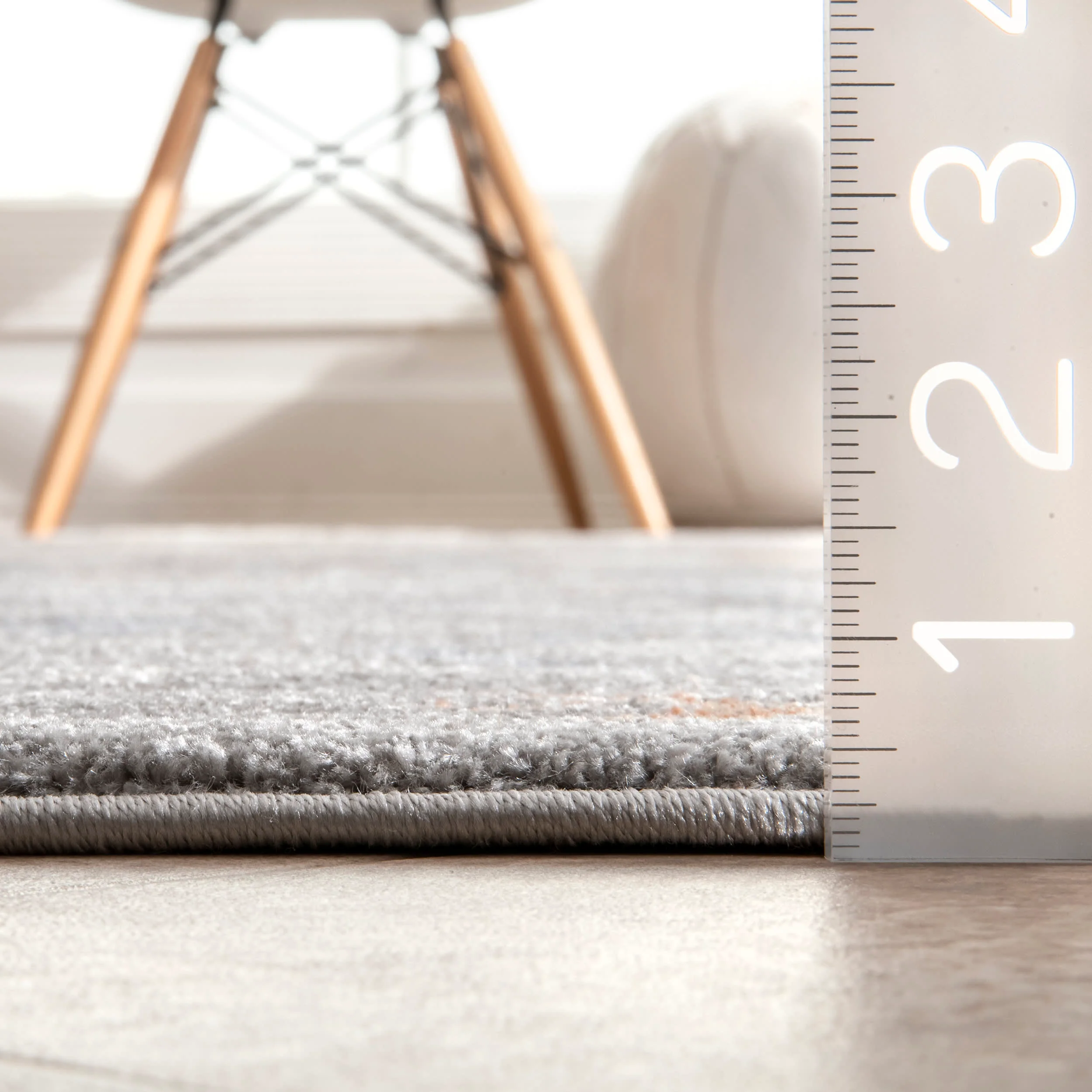 Tribal Diamond Trellis Rug | Grey - Image 5