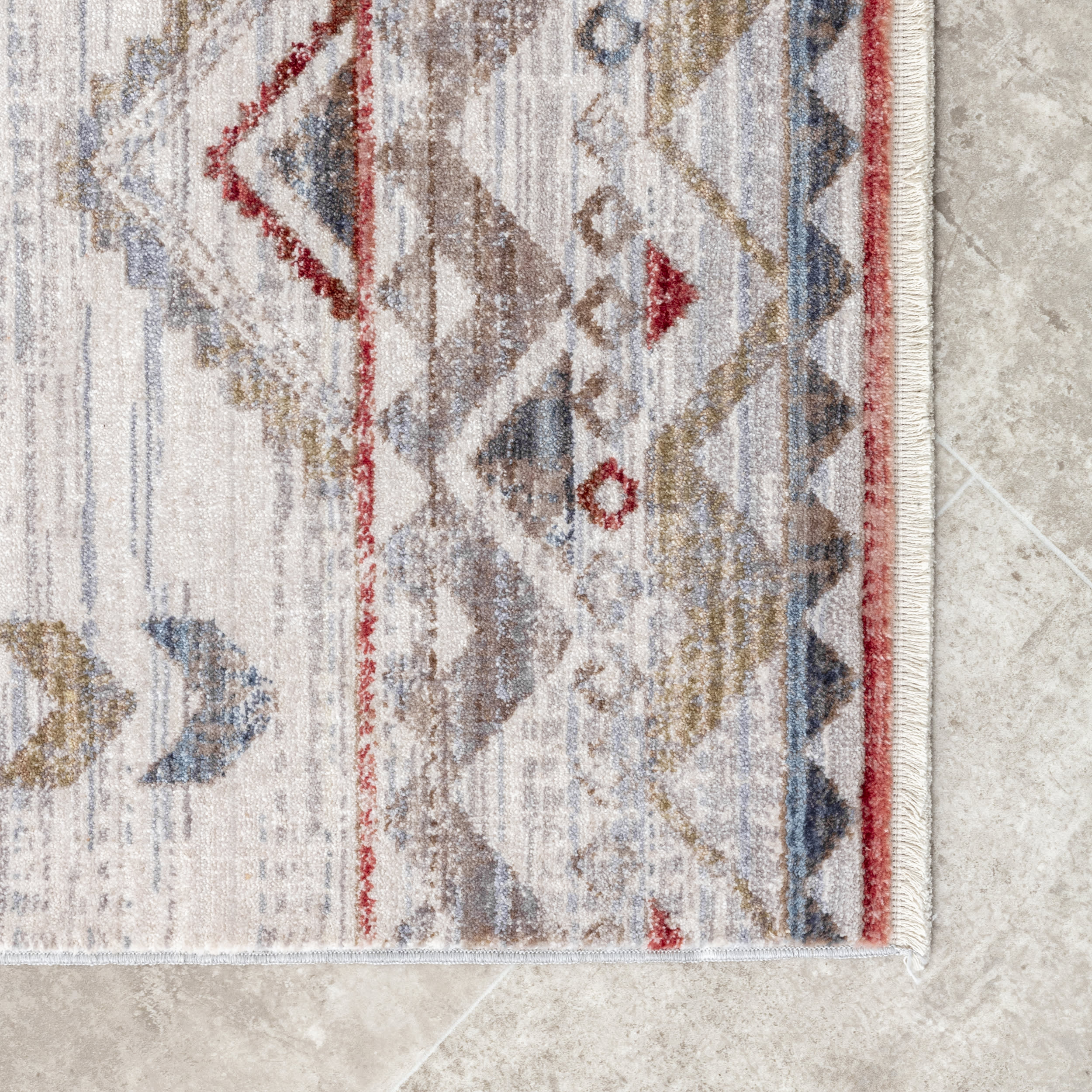 Tribal Diamonds Rug | Ivory - Image 3