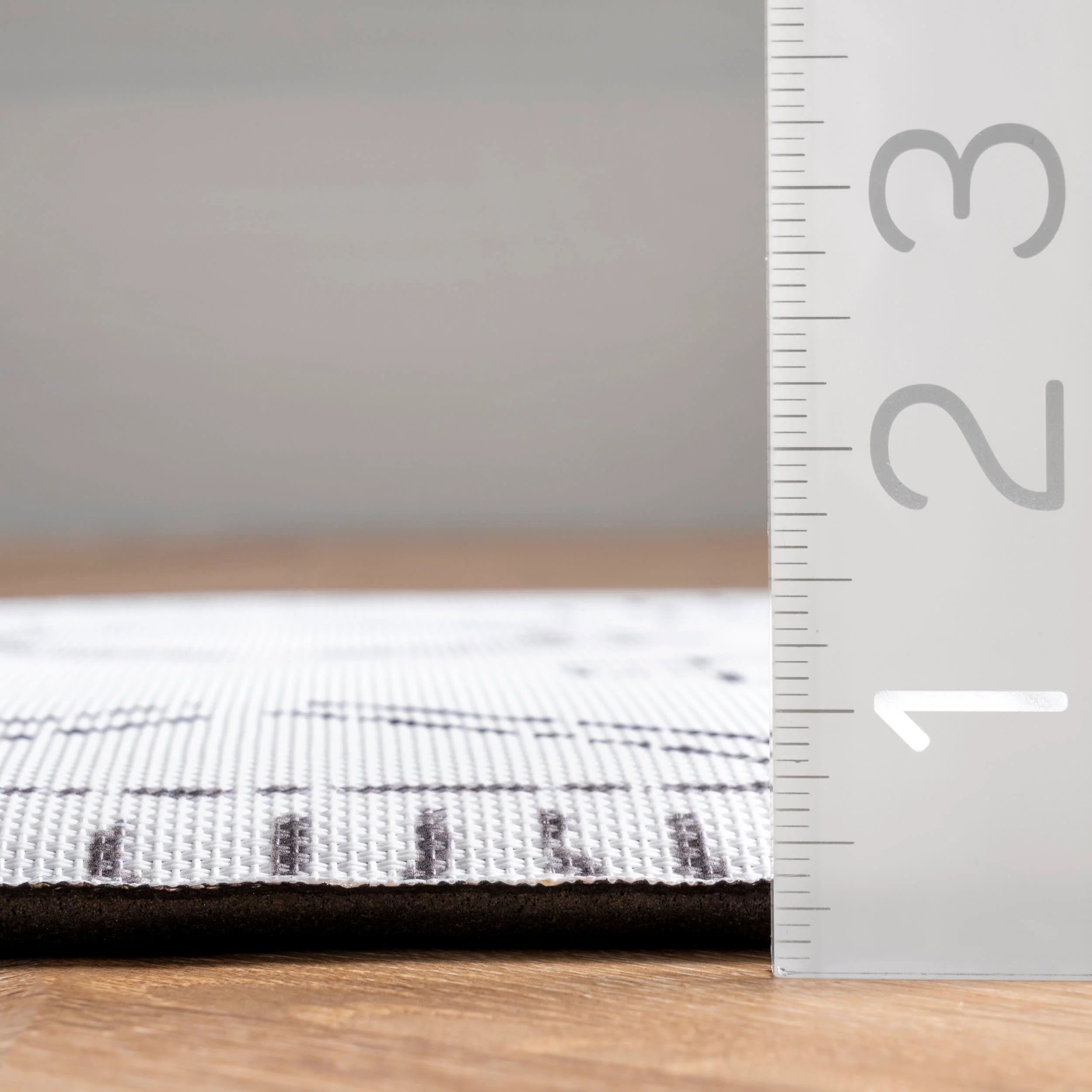 Tribal Moroccan Printed Anti-Fatigue Mat | Light Grey - Image 4