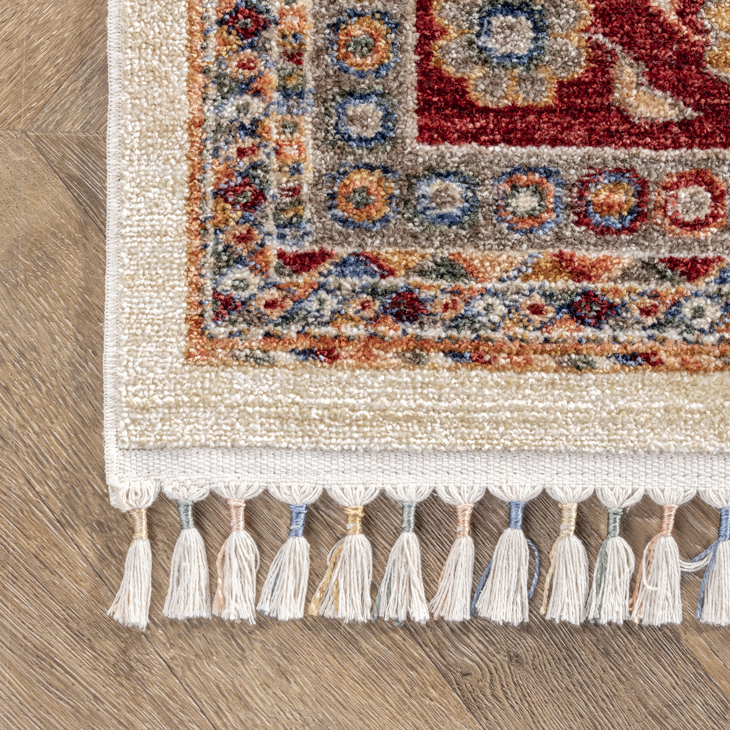 Tribal Tale Medallion Rug | Blue - Image 3