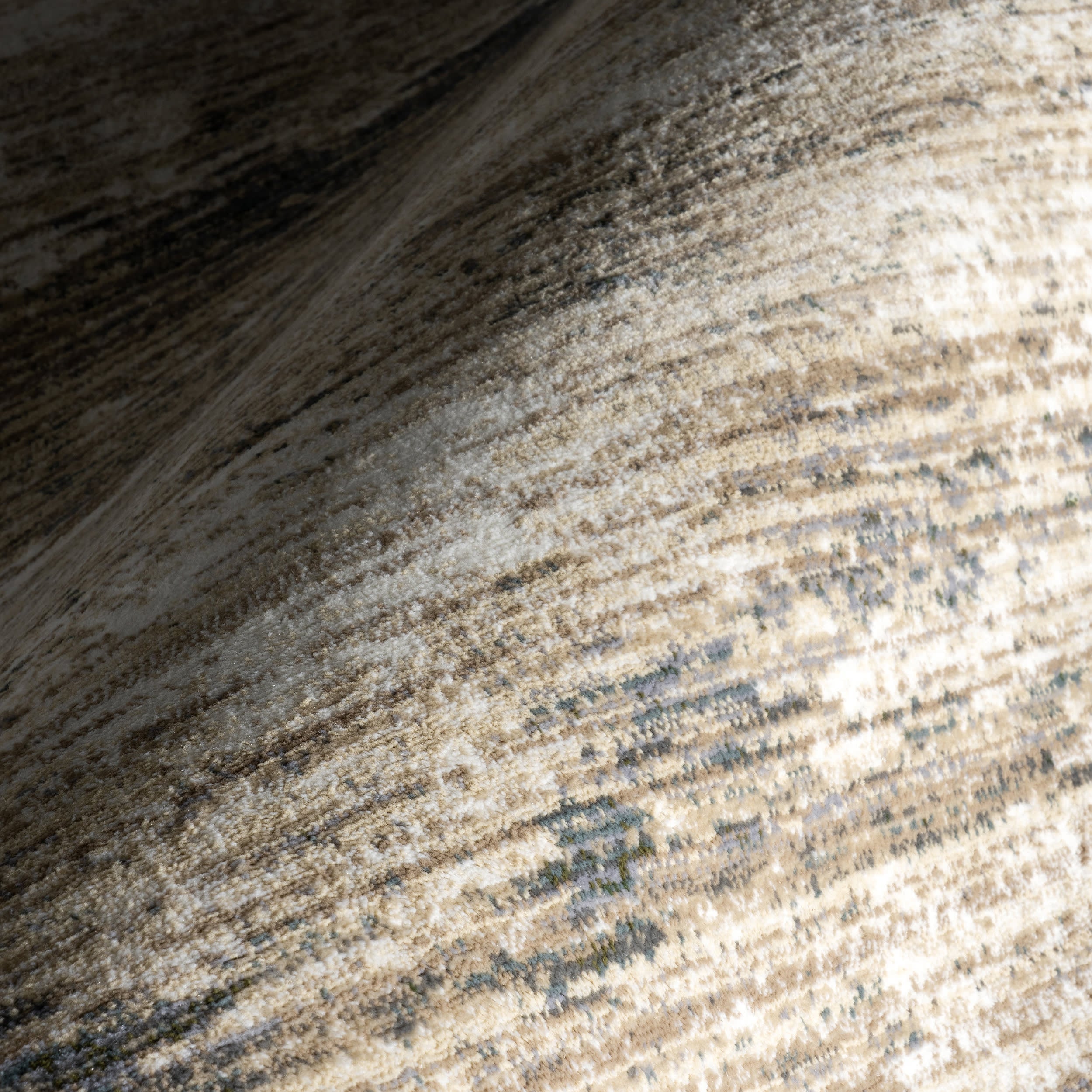 Trijuga Abstract Rug | Dark Beige - Image 3