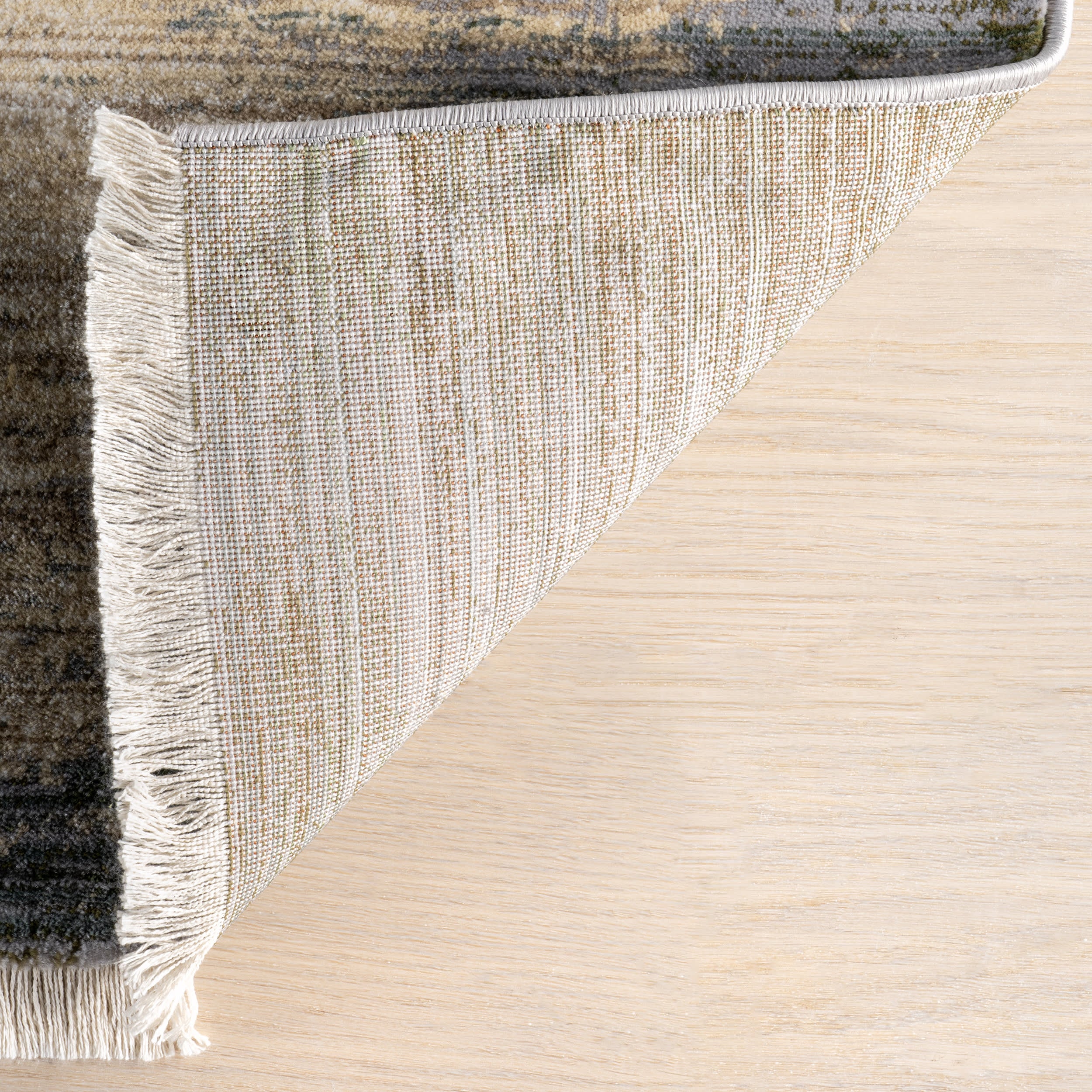 Trijuga Abstract Rug | Dark Beige - Image 6
