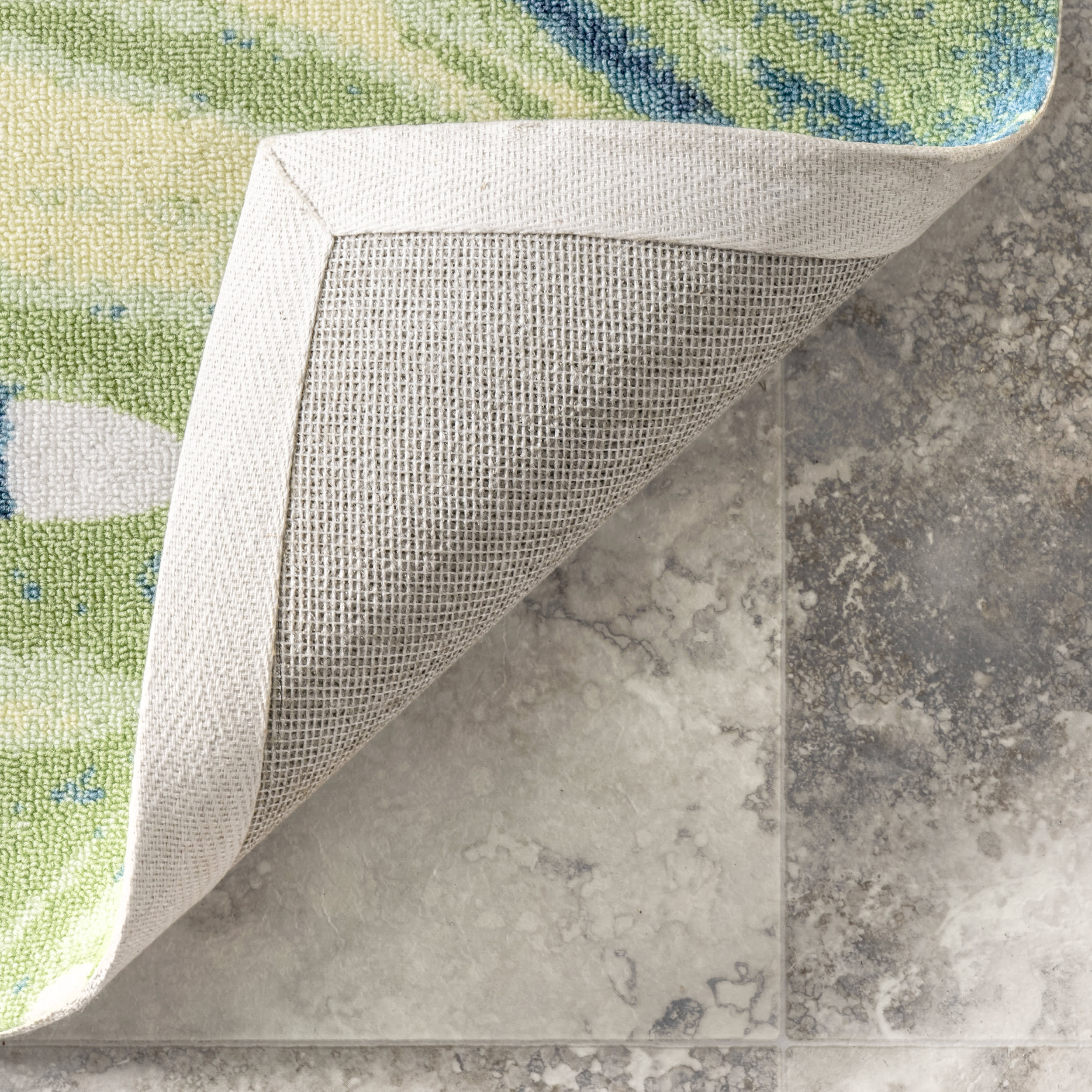 Tropical Foliage Indoor/Outdoor Rug | Green Multicolor - Image 5