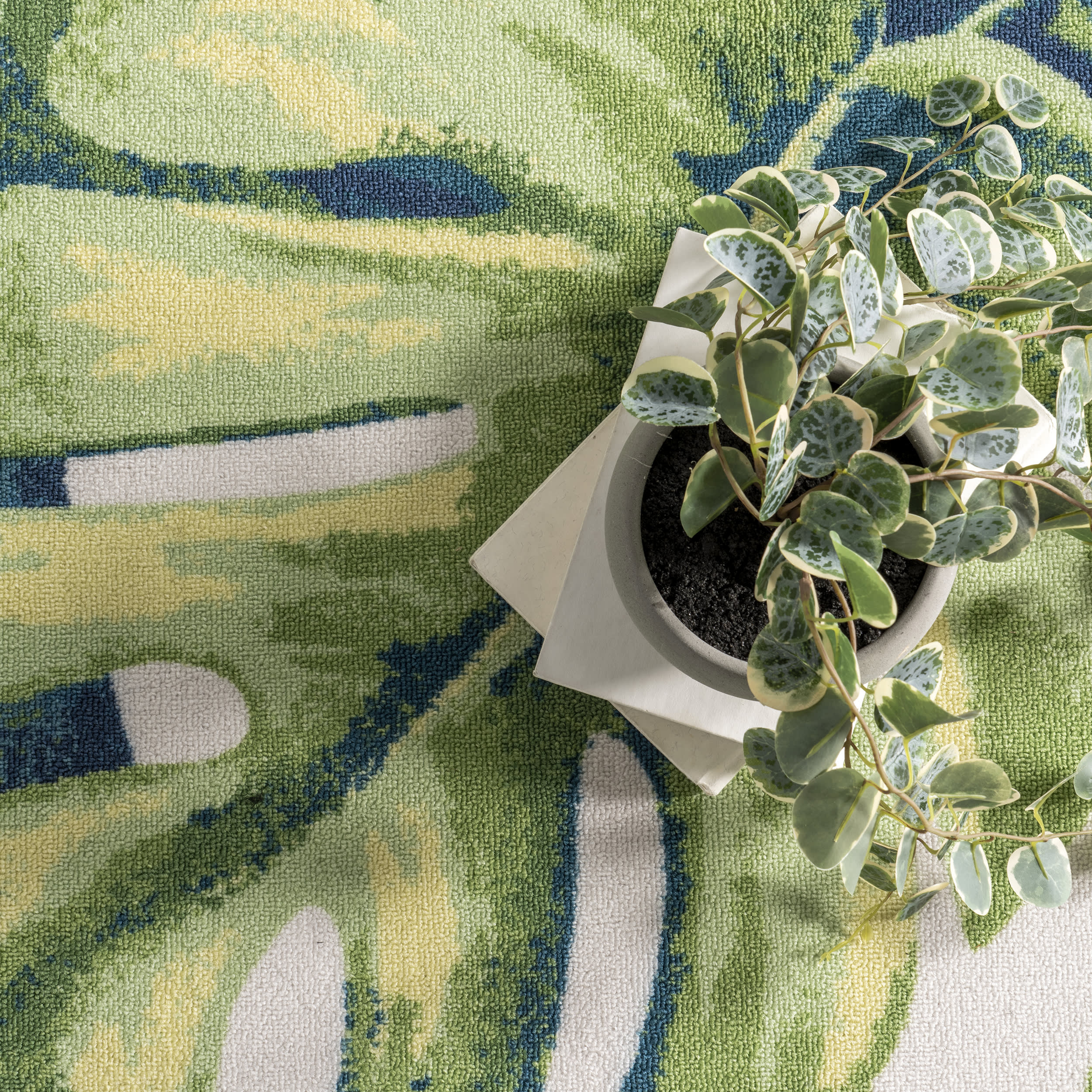 Tropical Foliage Indoor/Outdoor Rug | Green Multicolor - Image 6