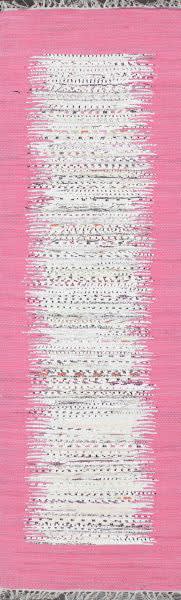 Turin Cotton Flatweave Rug | Pink - Image 5