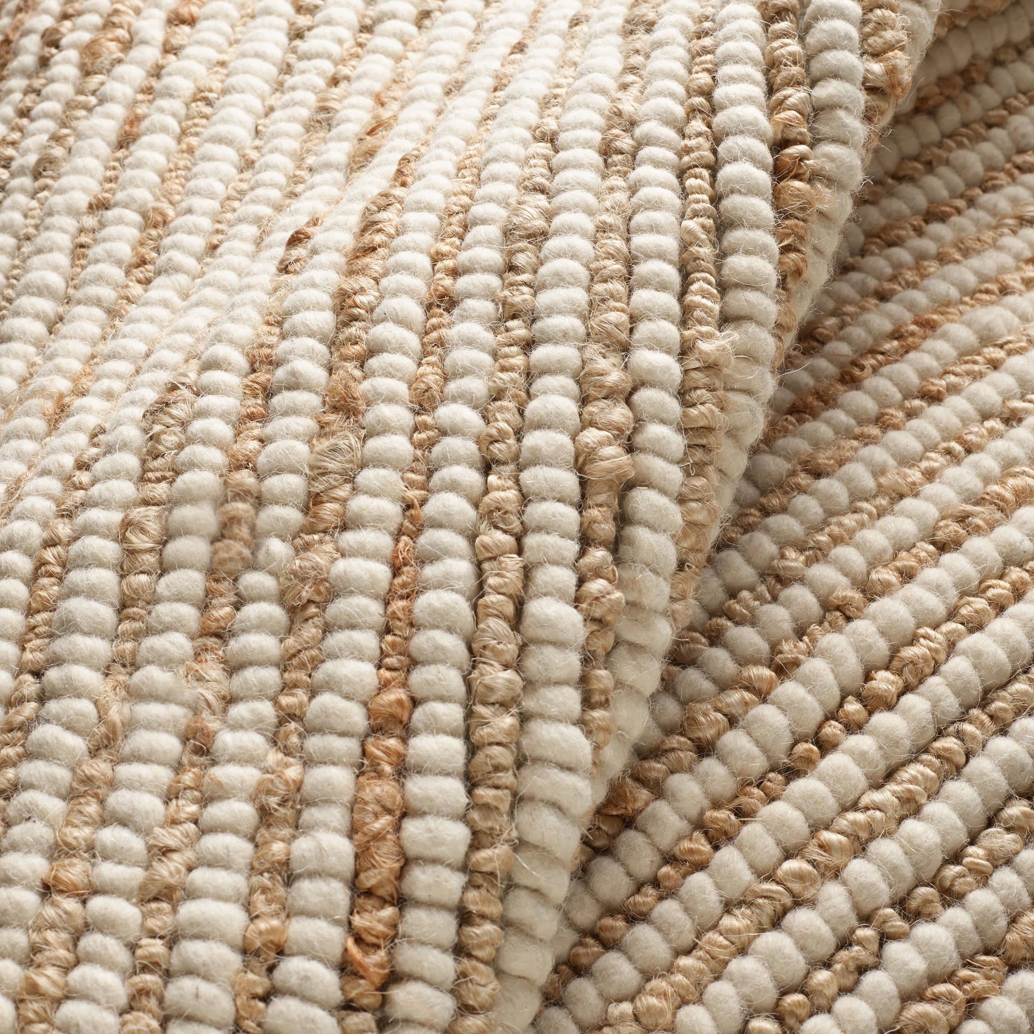 Twiggy Handwoven Wool/Jute Rug by Bunny Williams | Natural - Image 8