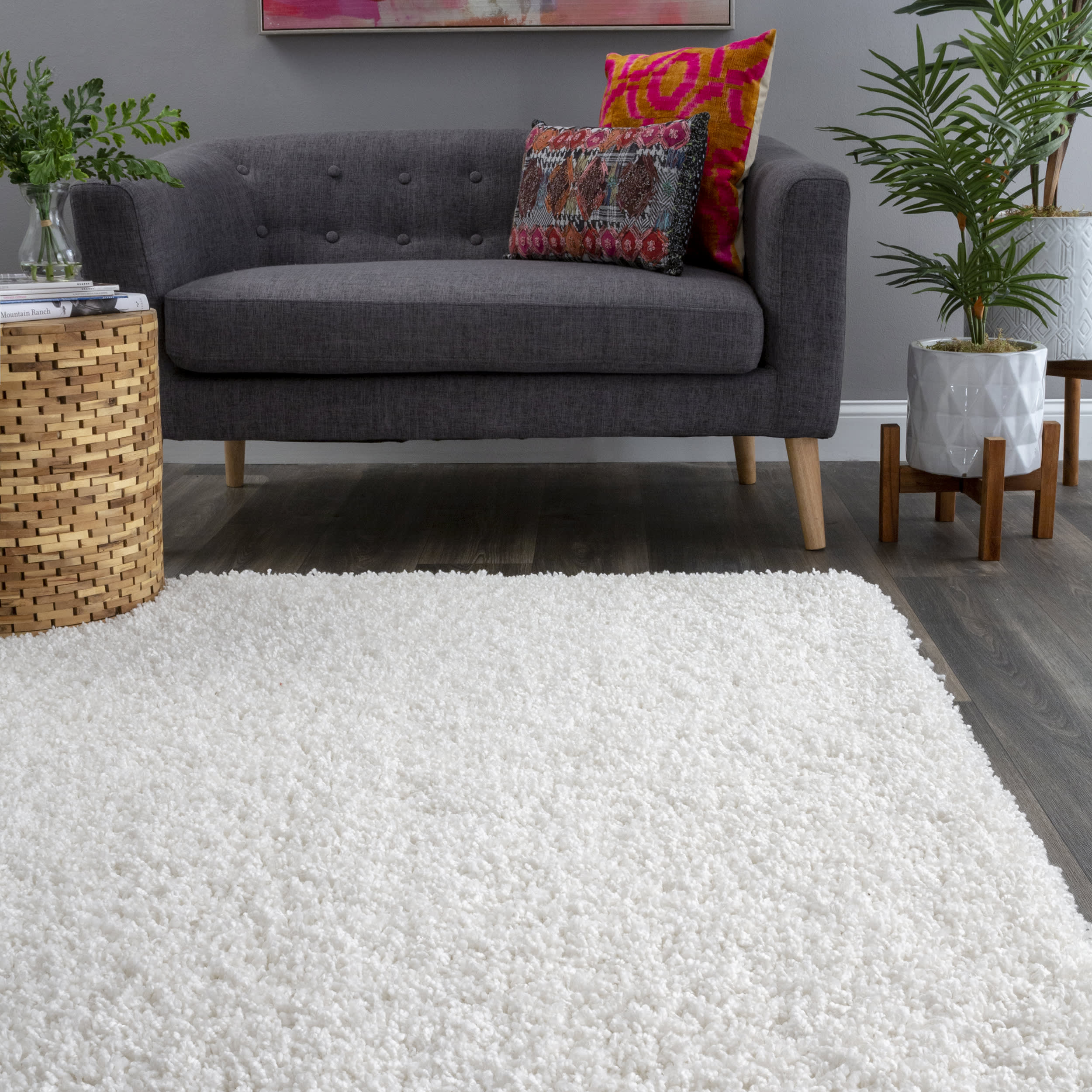 Ultra Shag Rug | White - Image 4