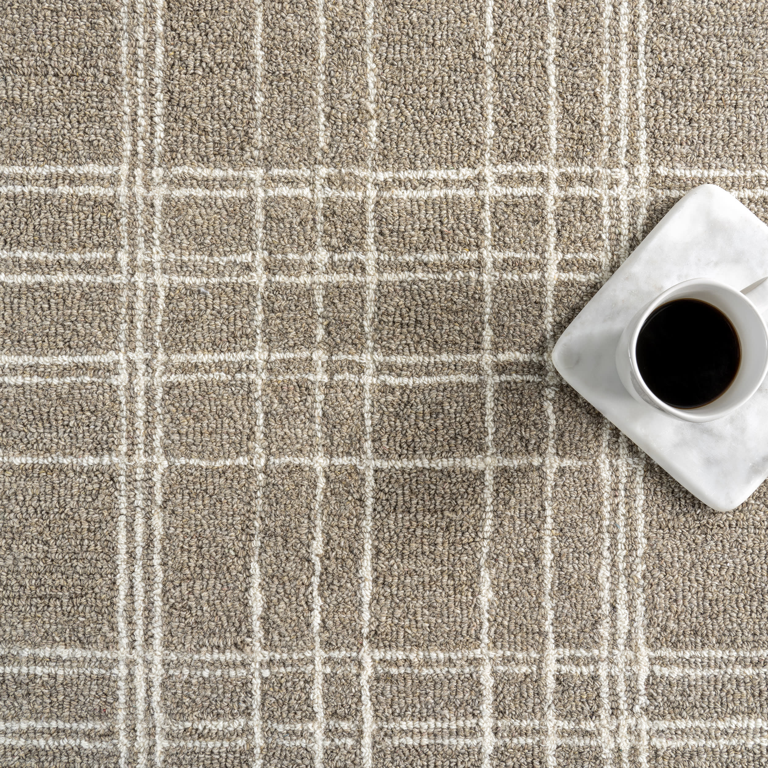Valery Plaid Rug | Sand - Image 8