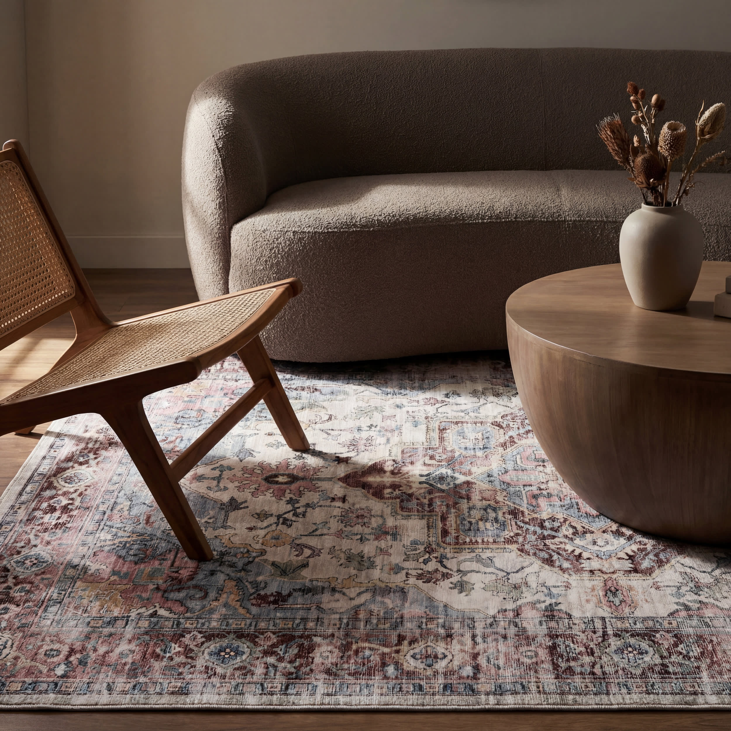 Vanisa Traditional Washable Rug | Multicolor - Image 5
